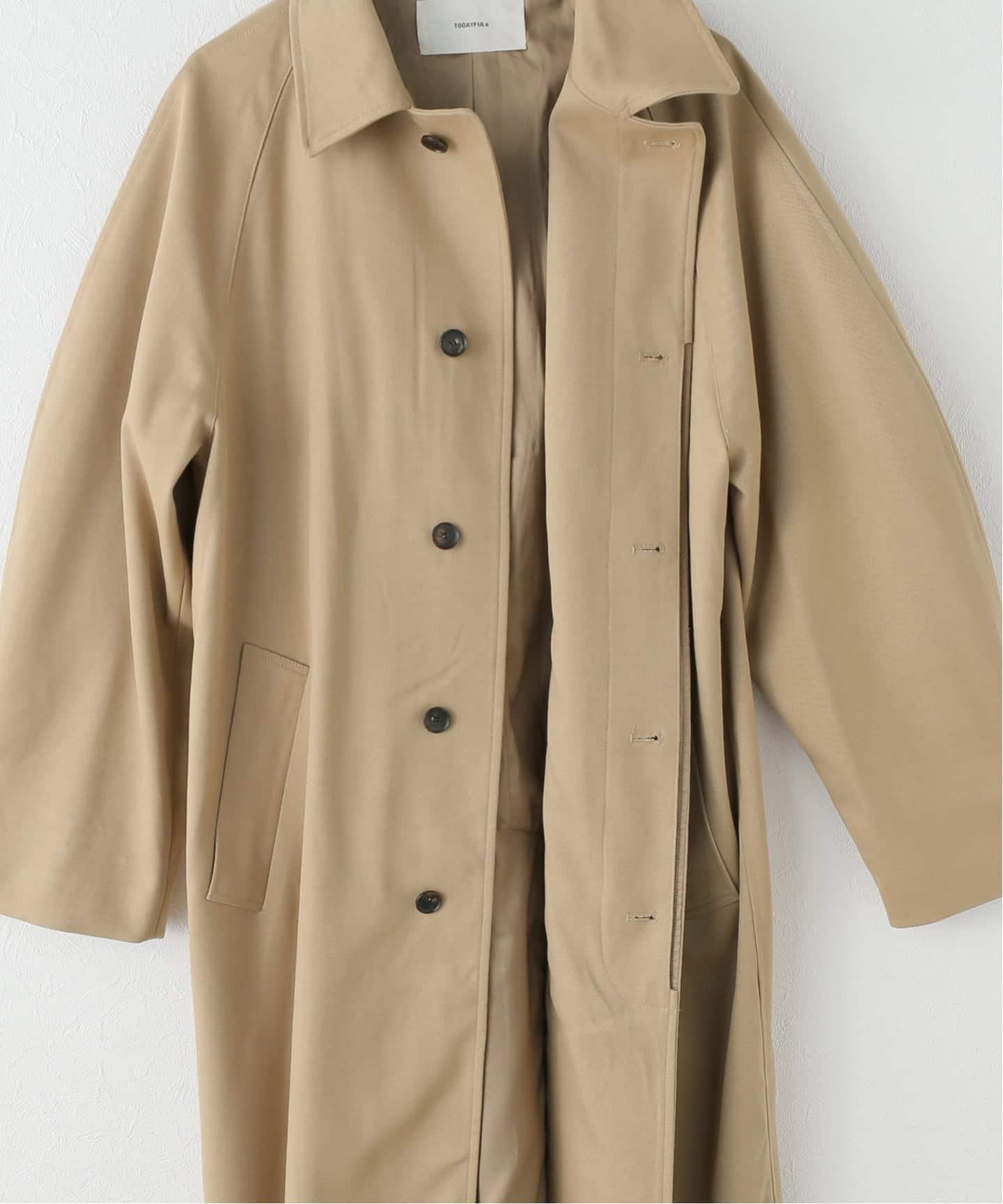 TODAYFUL/トゥデイフル】 Raglan Twill Coat（ステンカラーコート
