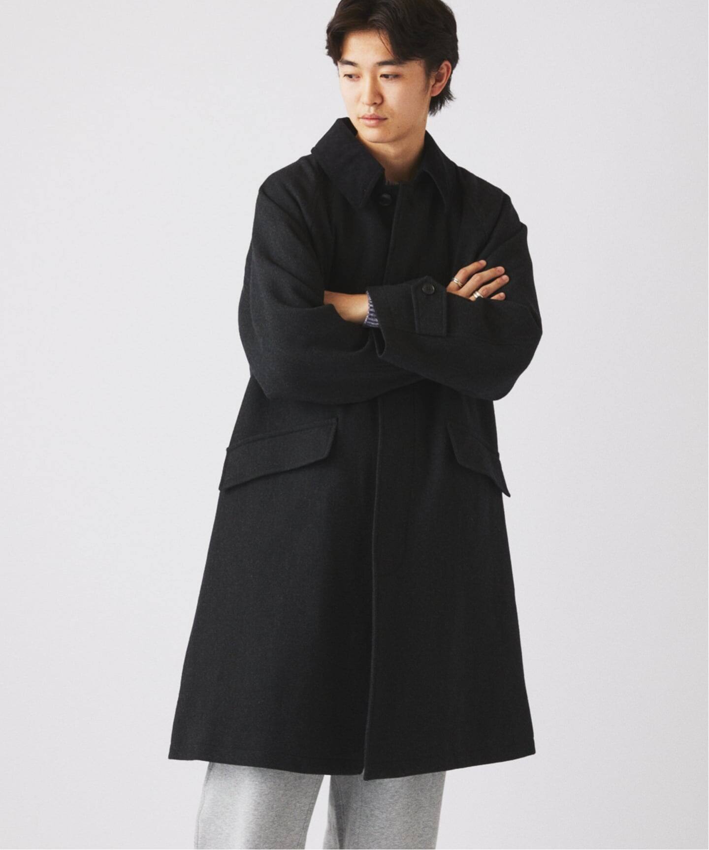 ハイランド ウール バルカラー コート（ステンカラーコート）｜JOURNAL