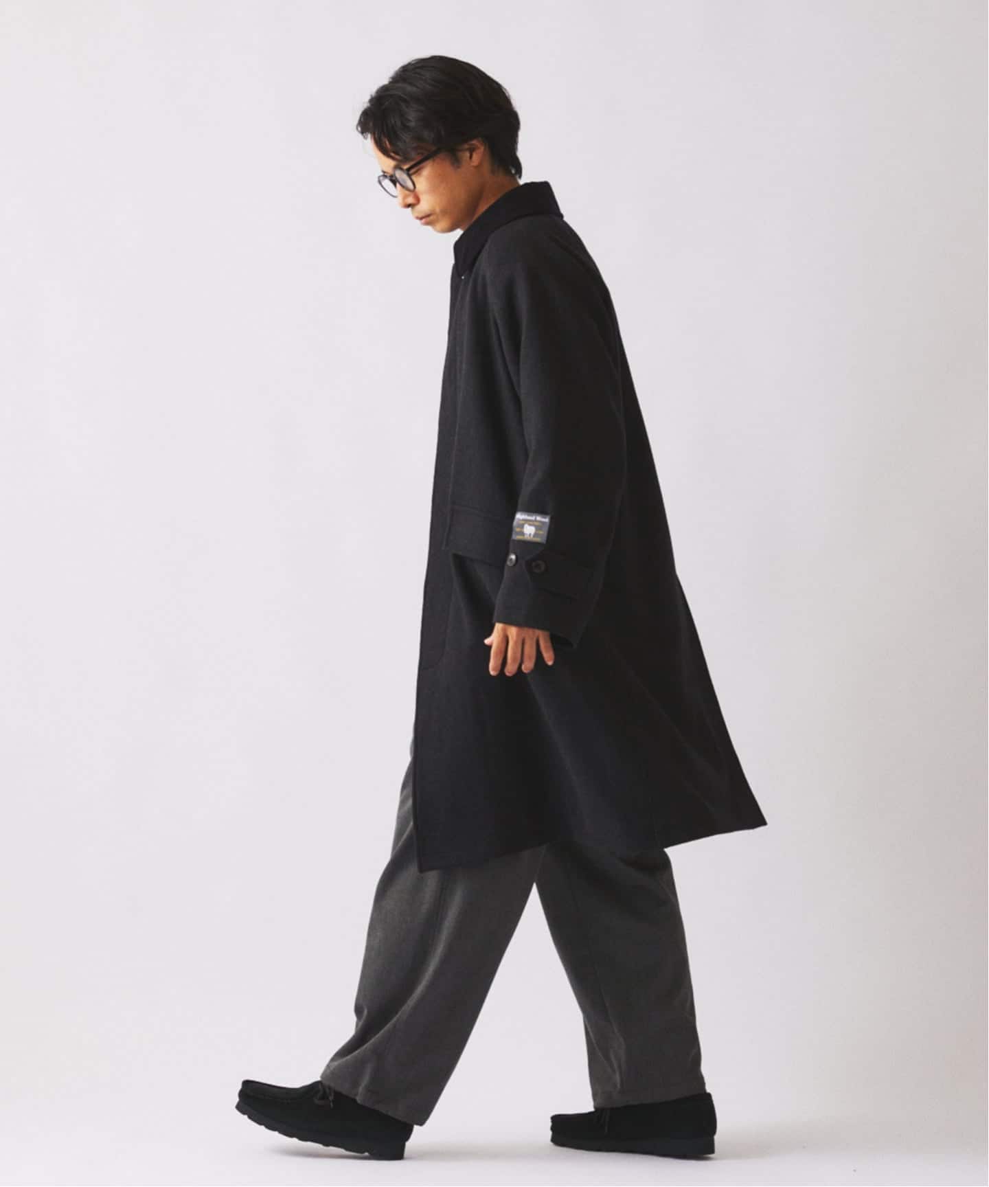 ハイランド ウール バルカラー コート（ステンカラーコート）｜JOURNAL