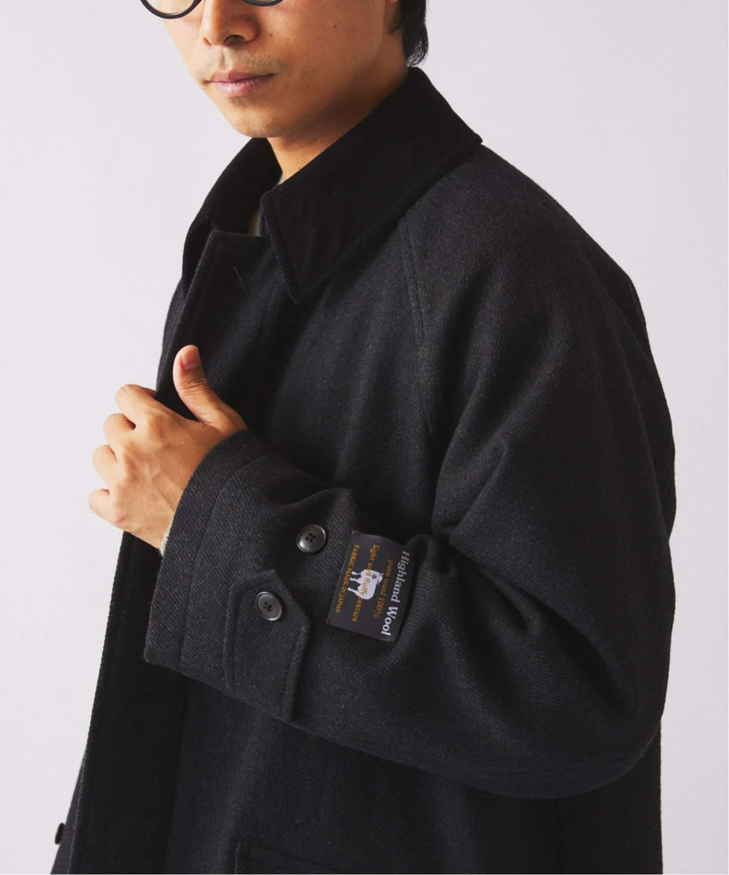 ハイランド ウール バルカラー コート（ステンカラーコート）｜JOURNAL