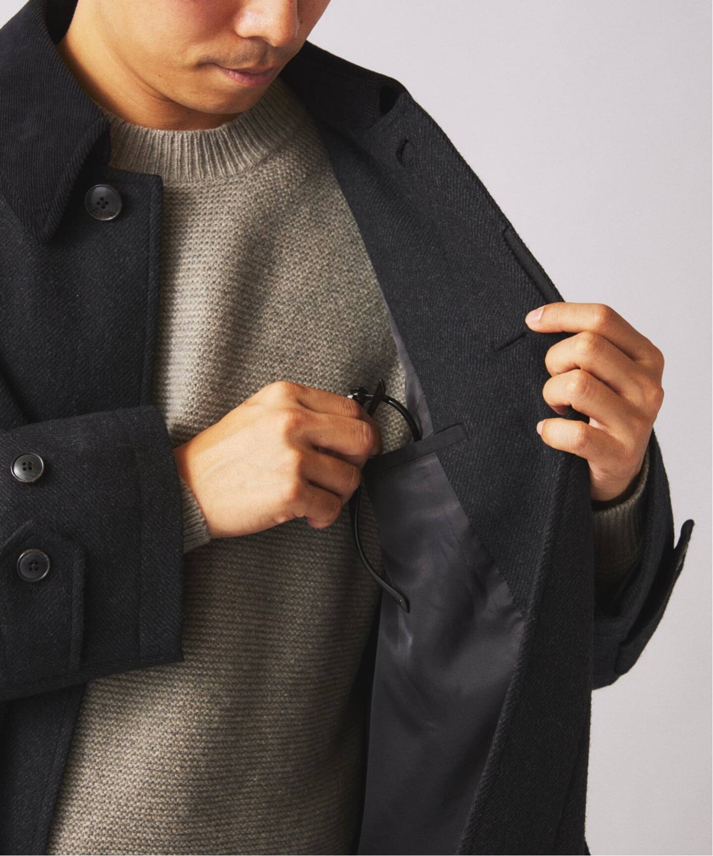 ハイランド ウール バルカラー コート（ステンカラーコート）｜JOURNAL