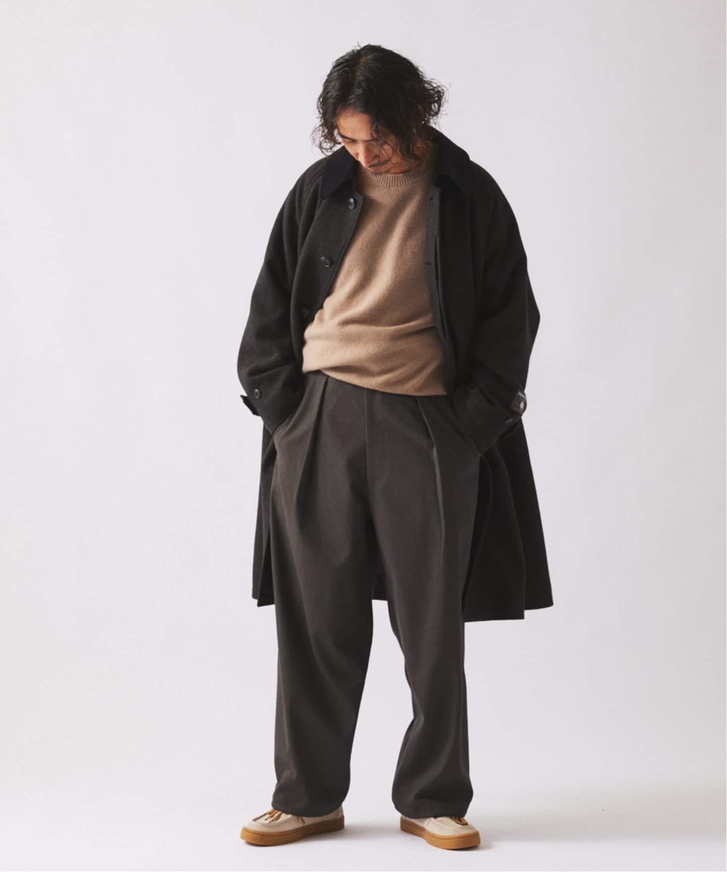 ハイランド ウール バルカラー コート（ステンカラーコート）｜JOURNAL