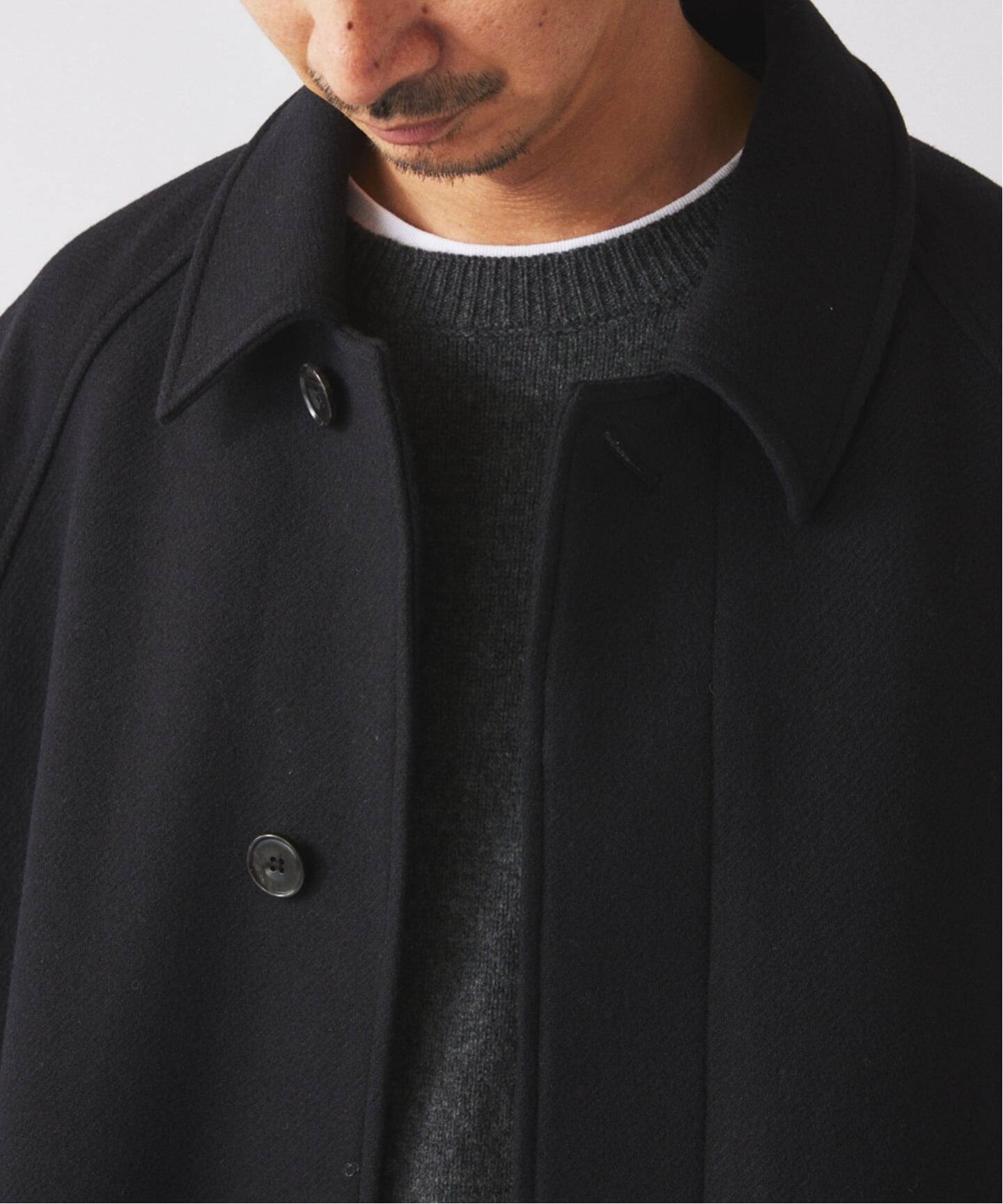 フレンチ メリノウール バルマカーン コート（ステンカラーコート