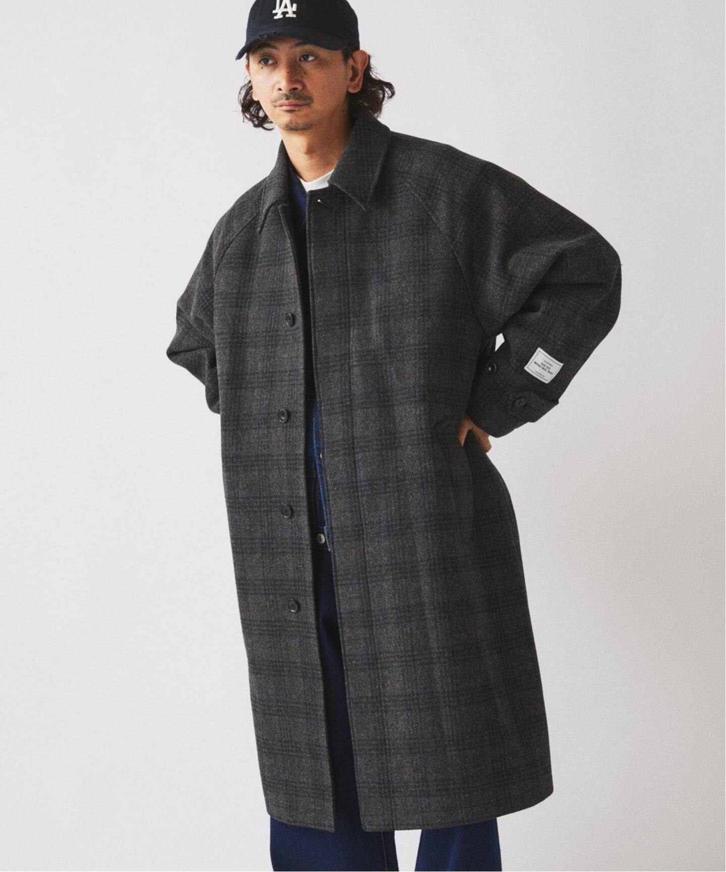 フレンチ メリノウール バルマカーン コート（ステンカラーコート