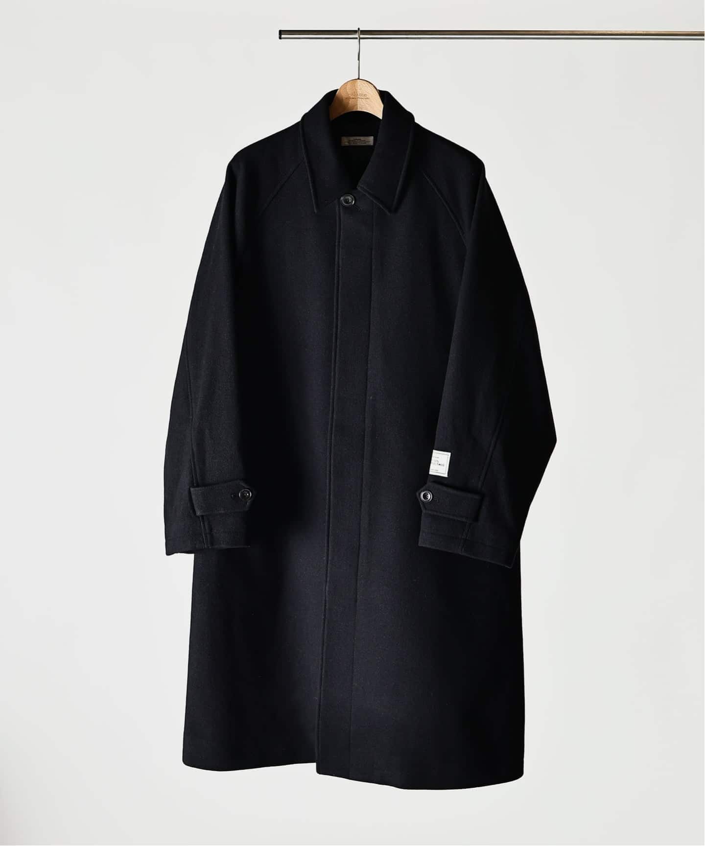 フレンチ メリノウール バルマカーン コート（ステンカラーコート