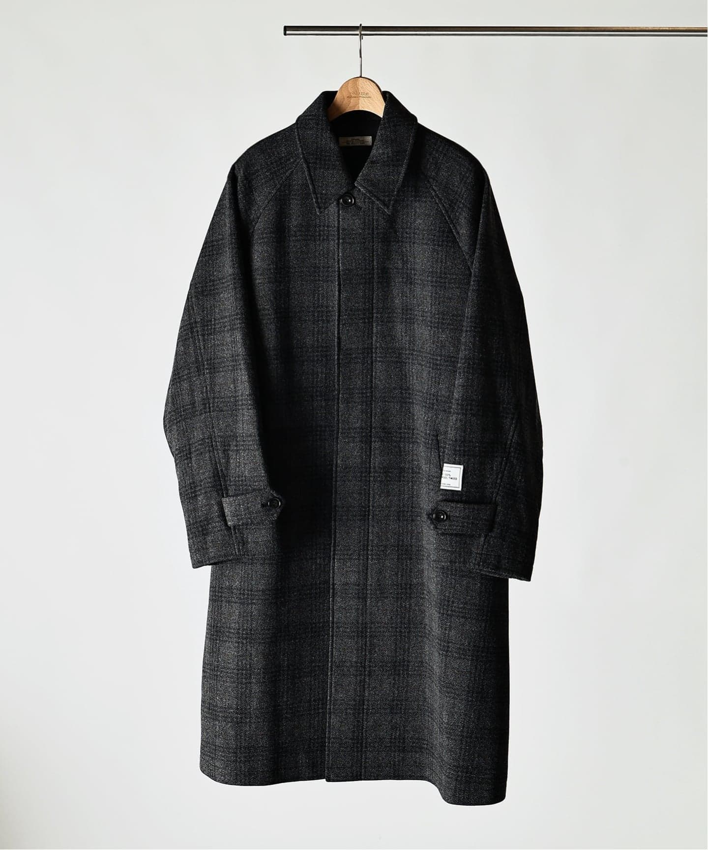フレンチ メリノウール バルマカーン コート（ステンカラーコート
