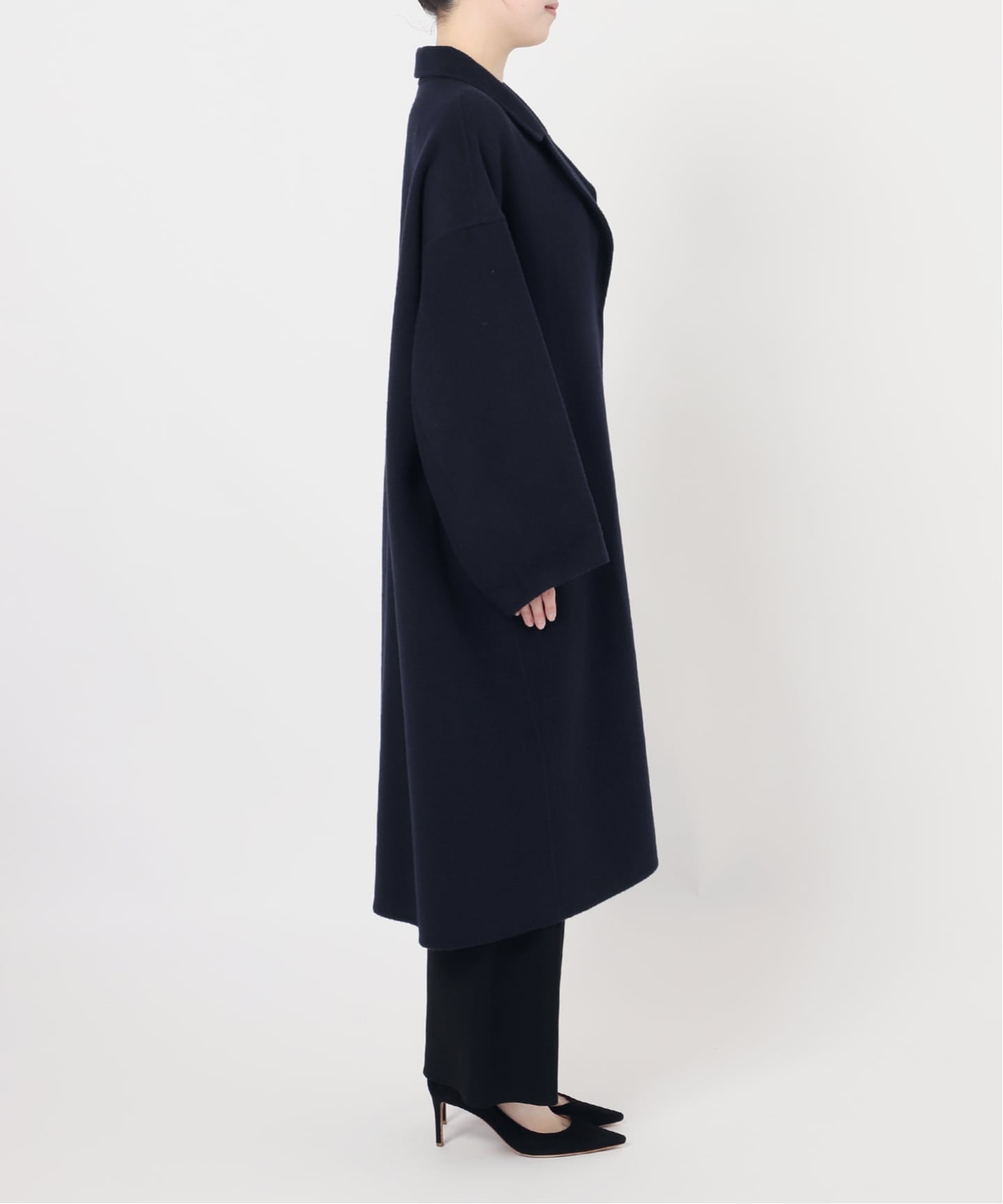 予約》*ウールアンゴラ リバーコート（チェスターコート）｜Deuxieme