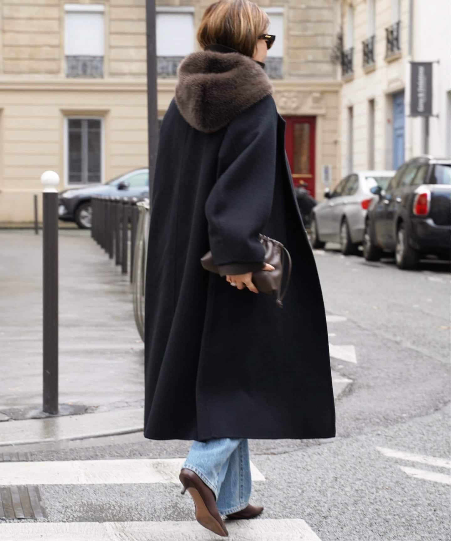 ウールアンゴラ ノーカラーコート（ノーカラーコート）｜Deuxieme