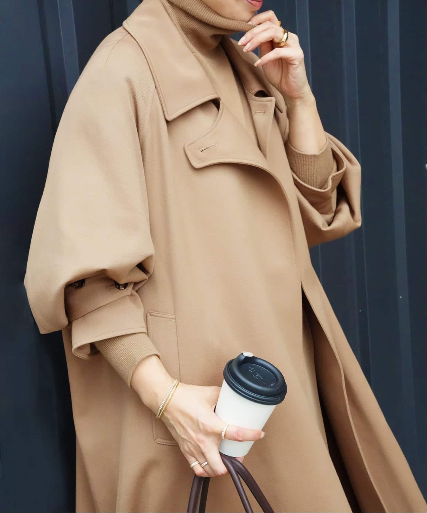 ★ 即完売 ドゥーズィエムクラス コート ボタニーツイル Botany Twill オーバーコート（トレンチコート）｜Deuxieme