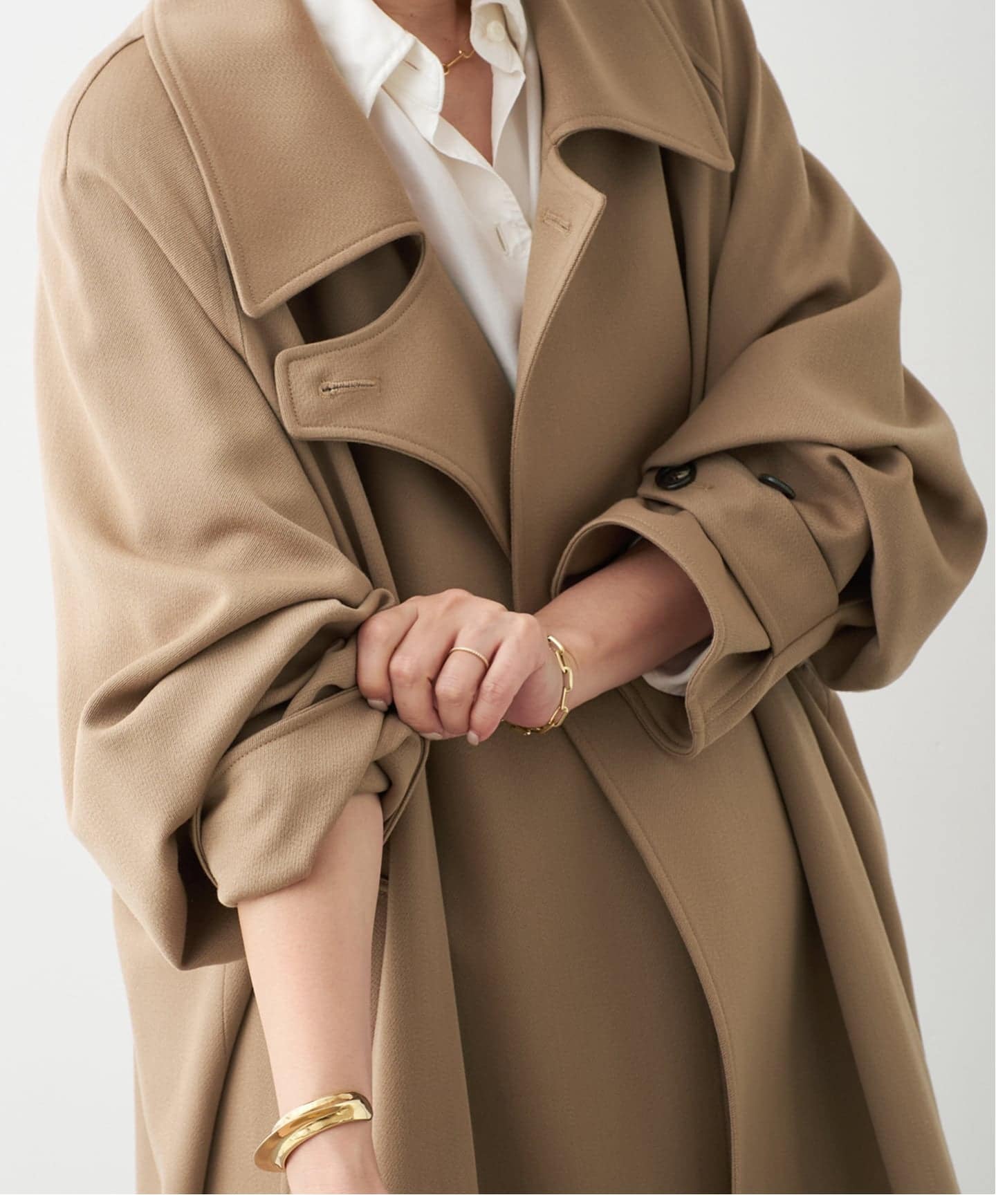 Botany Twill オーバーコート（トレンチコート）｜Deuxieme