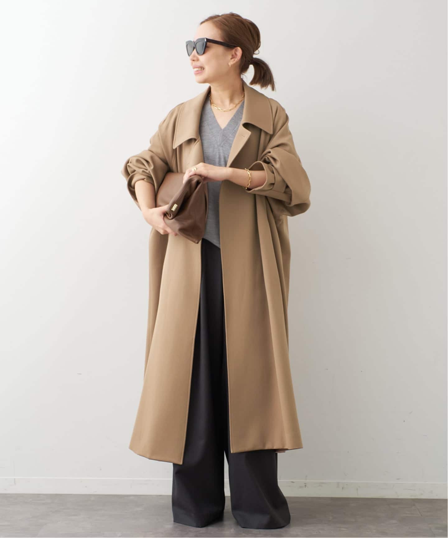 Botany Twill オーバーコート（トレンチコート）｜Deuxieme Classe