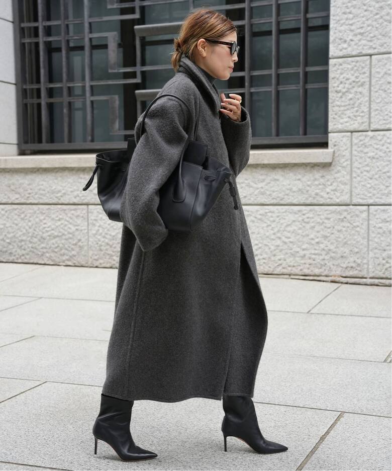 アパートバイローリーズ casheep ガウンコート CASHEEP LONG コート 