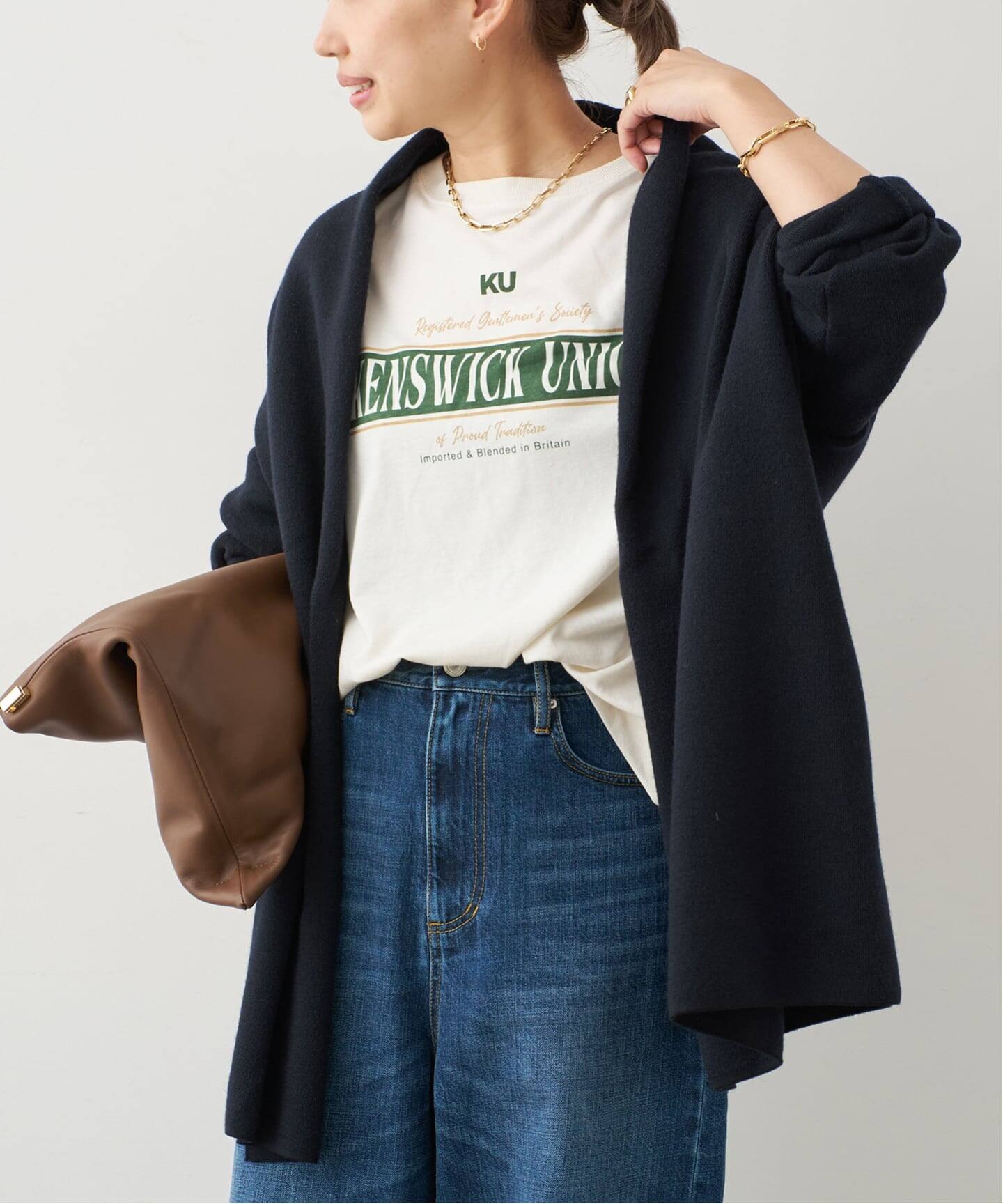 スムース ニットガウン ショートコート（その他ブルゾン