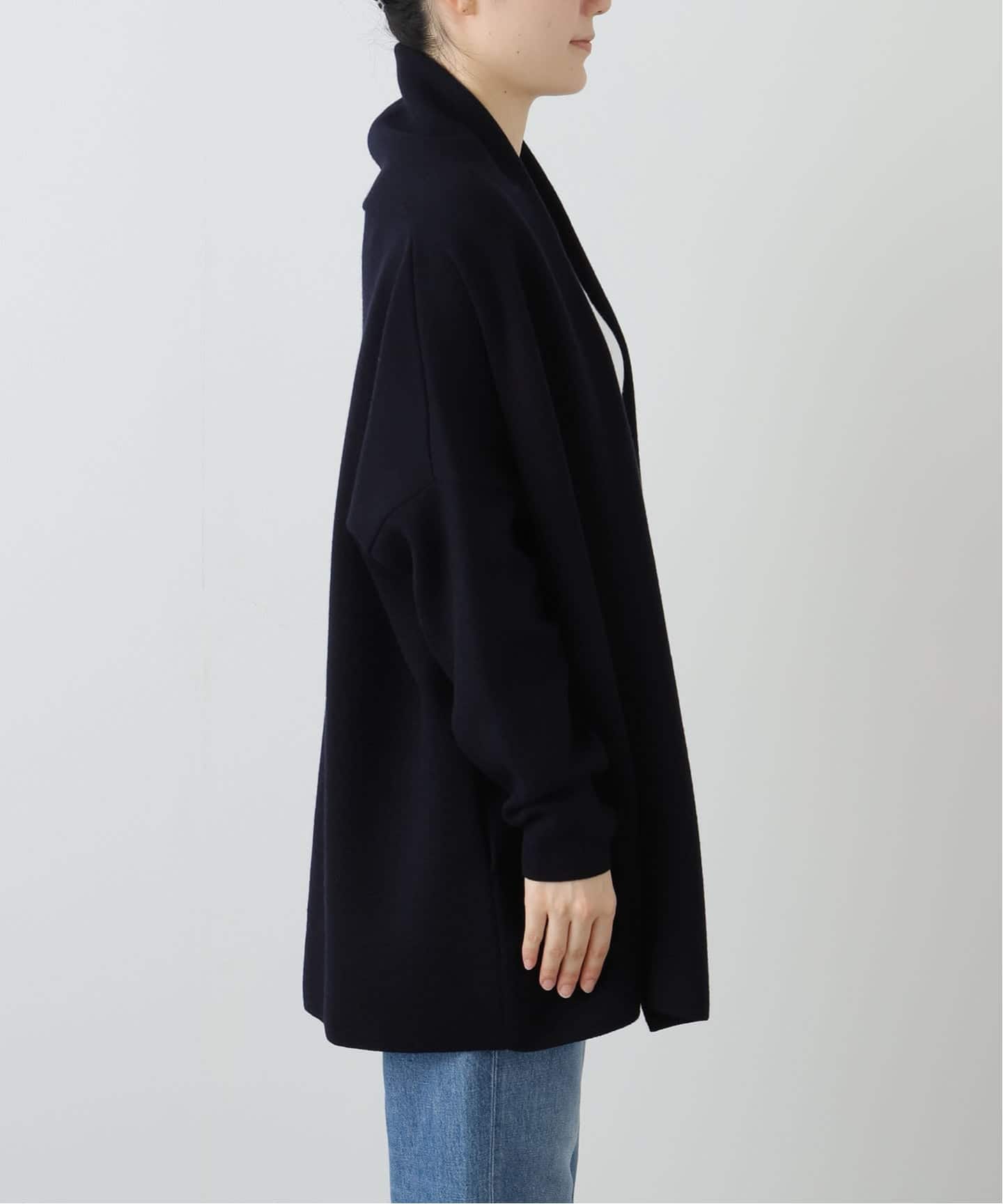 スムース ニットガウン ショートコート（その他ブルゾン