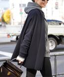 スムース ニットガウン ショートコート