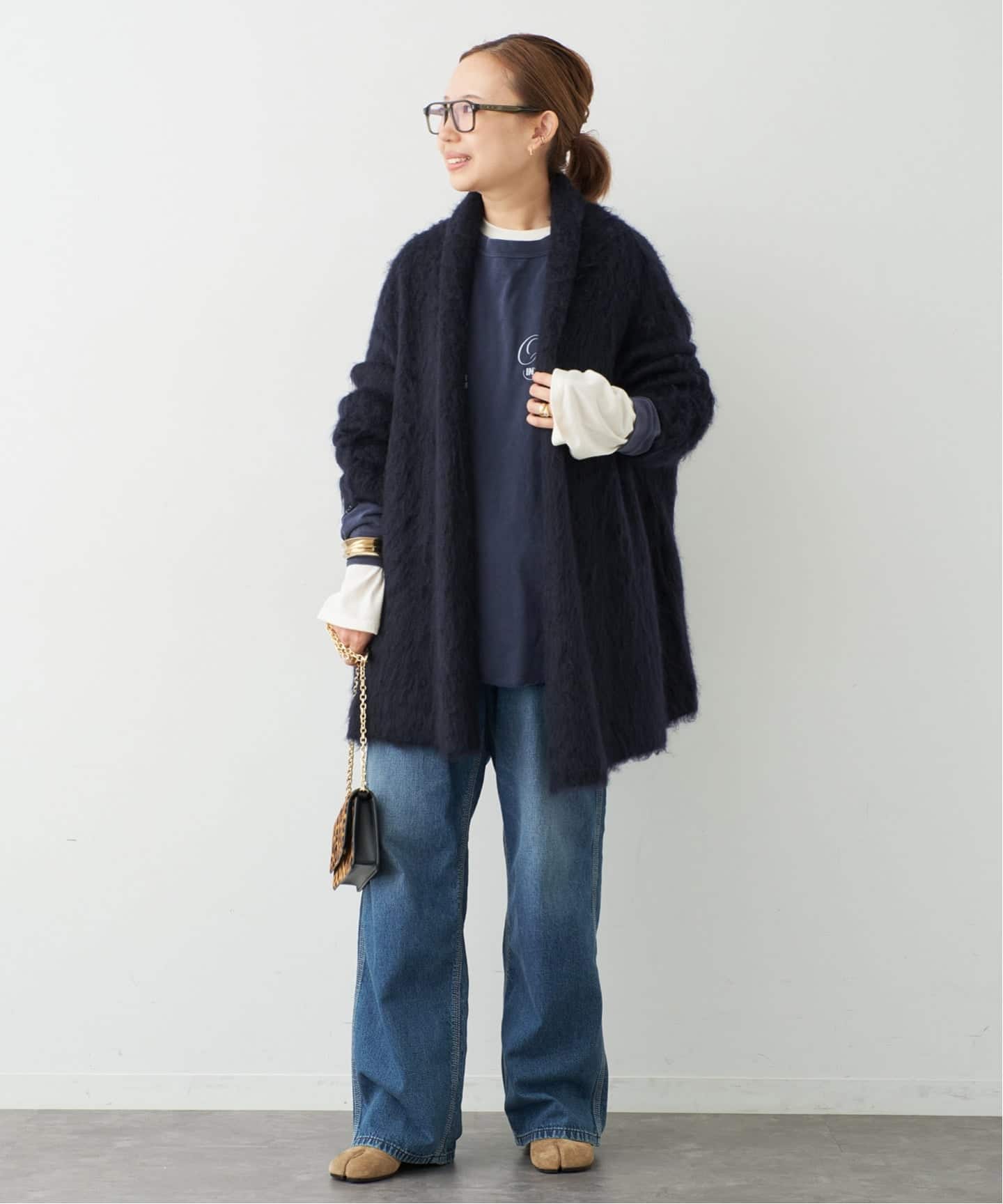 ドゥーズィエムクラス　ガウン　羽織り　アウター　カーディガン 予約》PORTMIX ガウン（カーディガン）｜Deuxieme Classe