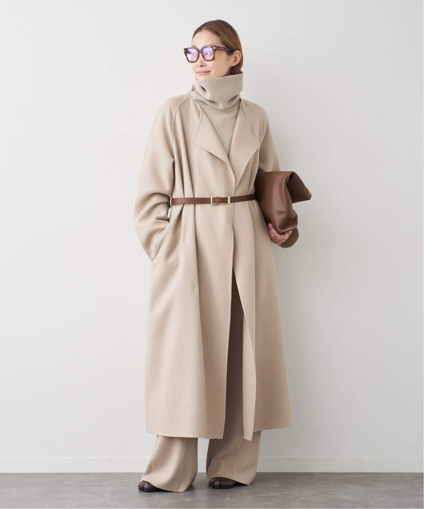elegant outfit コート（ノーカラーコート）｜Deuxieme Classe