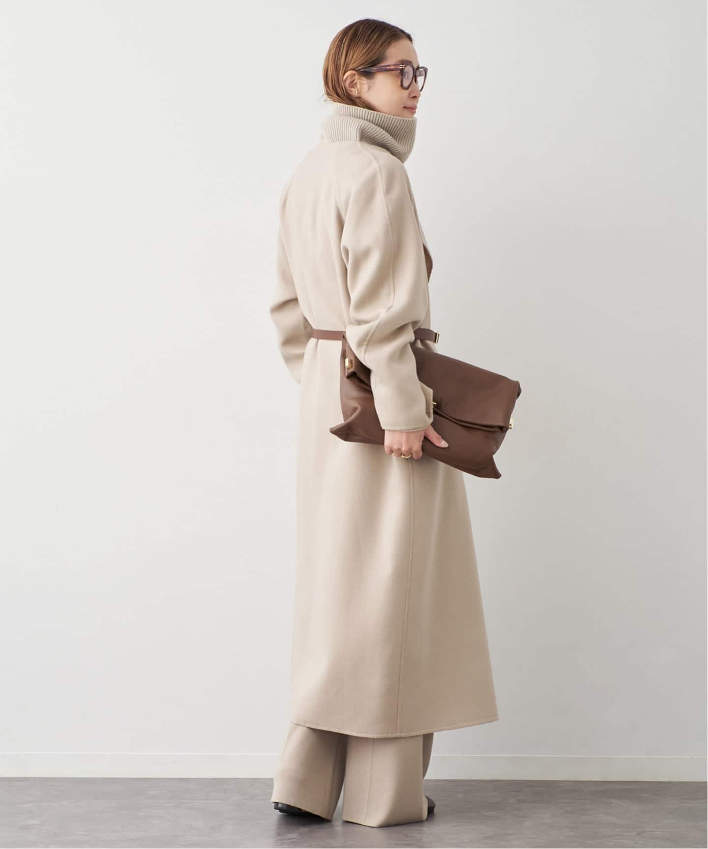 elegant outfit コート（ノーカラーコート）｜Deuxieme Classe