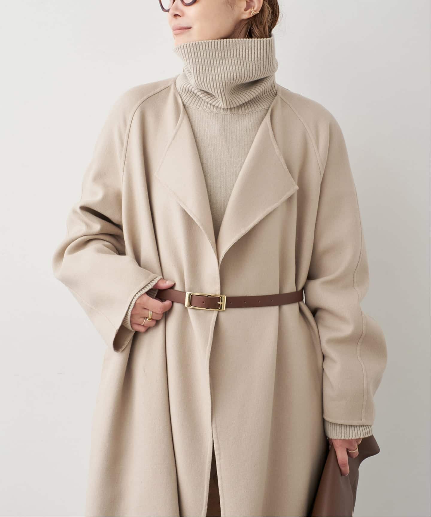 elegant outfit コート（ノーカラーコート）｜Deuxieme Classe