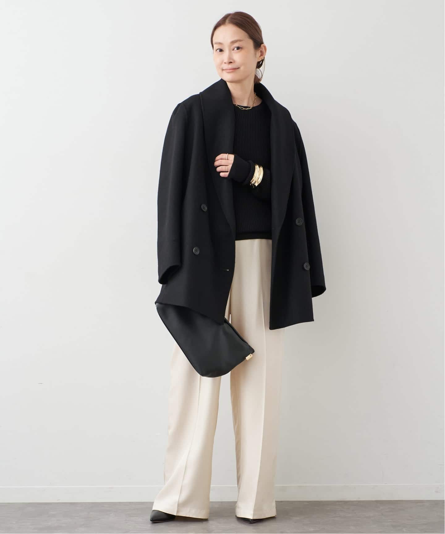 Deuxieme classe graceful lady ショートコート graceful lady ショートコート（その他ブルゾン／アウター）｜Deuxieme