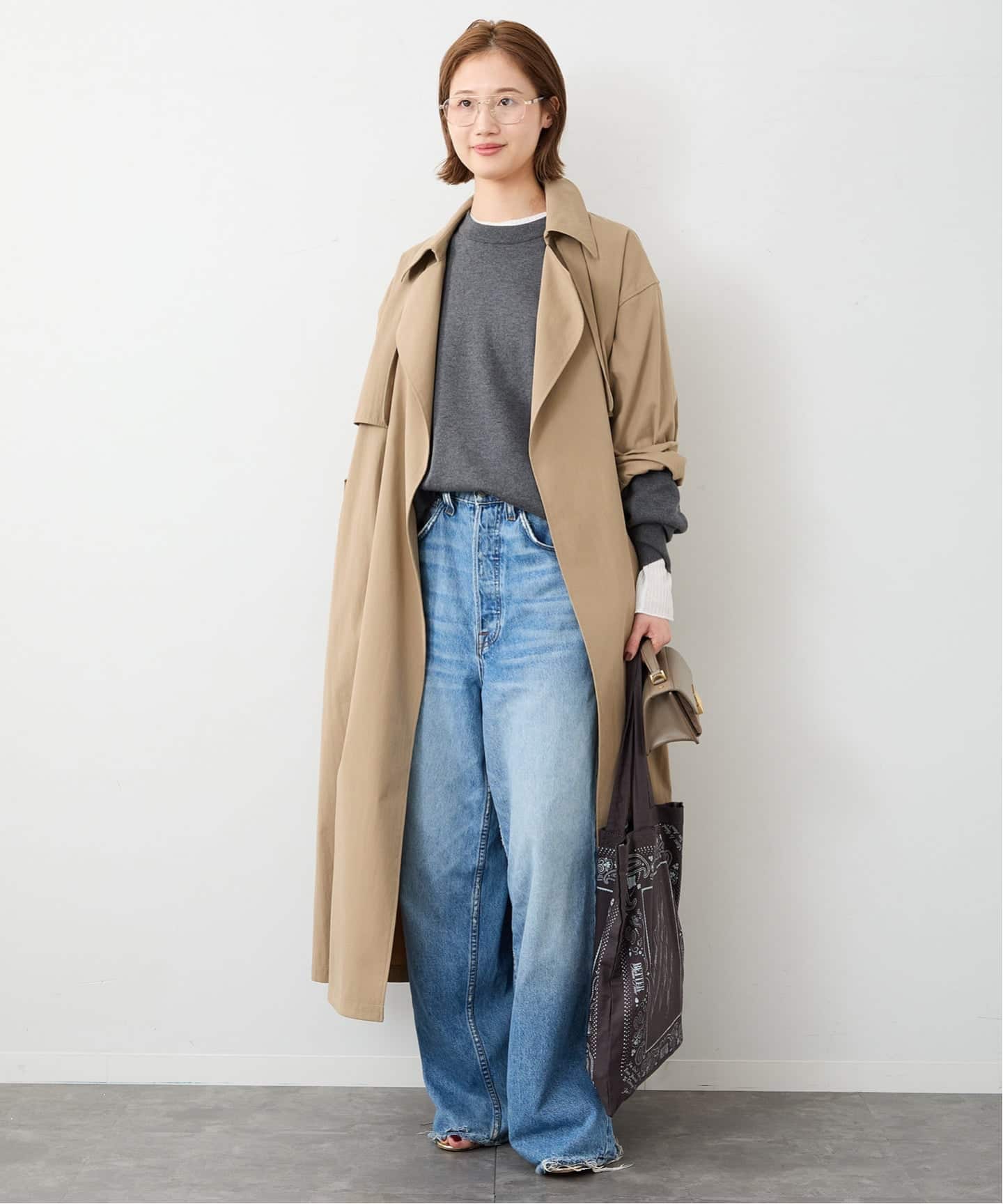 【美品】Deuxieme Classe トレンチコート Deuxieme Classe トレンチコート コート *GABARDINE レディース