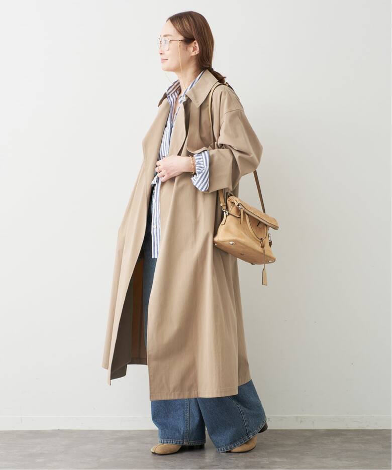 ドゥーズィエムクラス⭐︎トレンチコート WOOLSILK ギャバトレンチ  