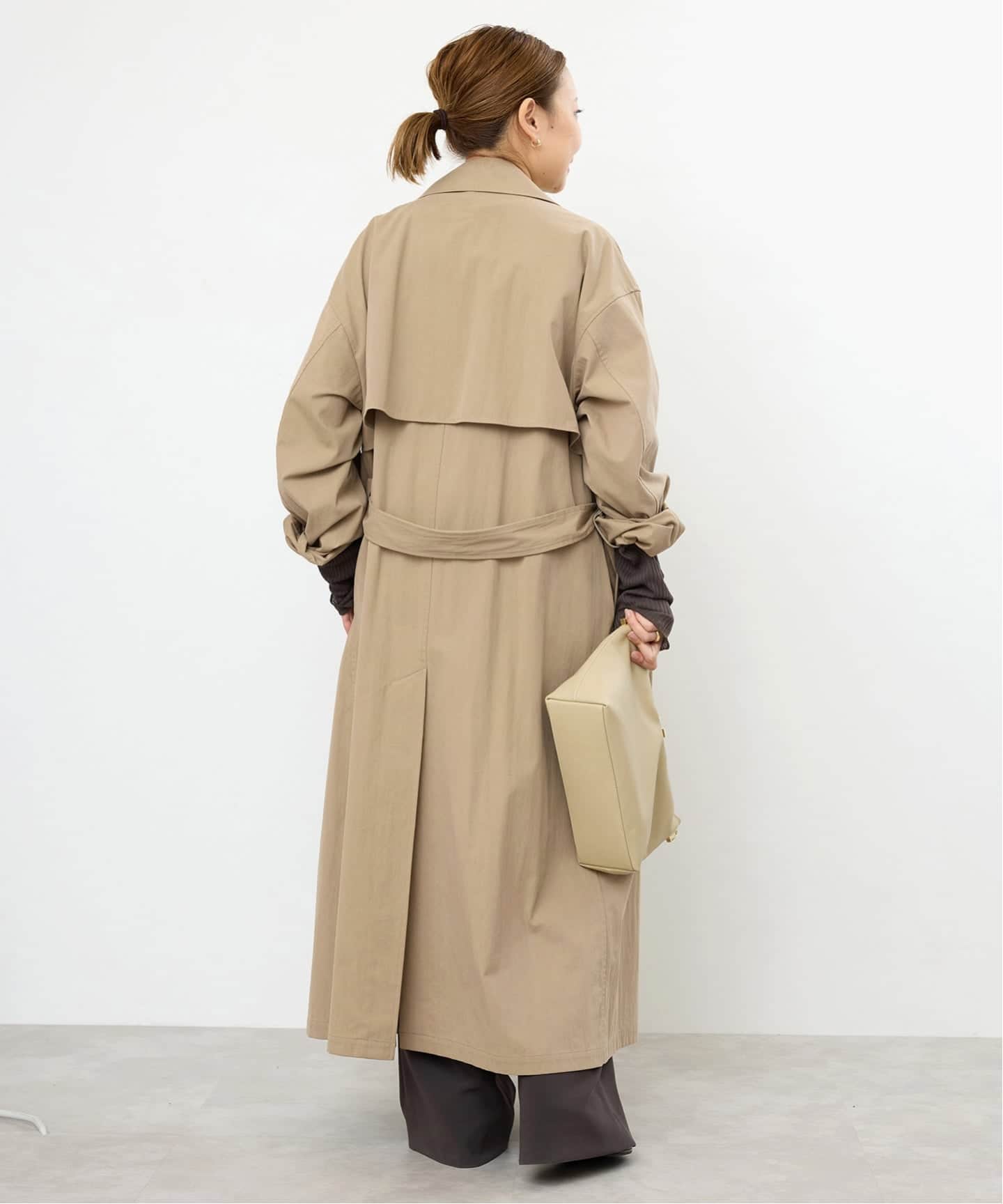 2025新作/完売済 【ドゥーズィエムクラス】GABARDINE トレンチコート Deuxieme Classe トレンチコート コート *GABARDINE レディース