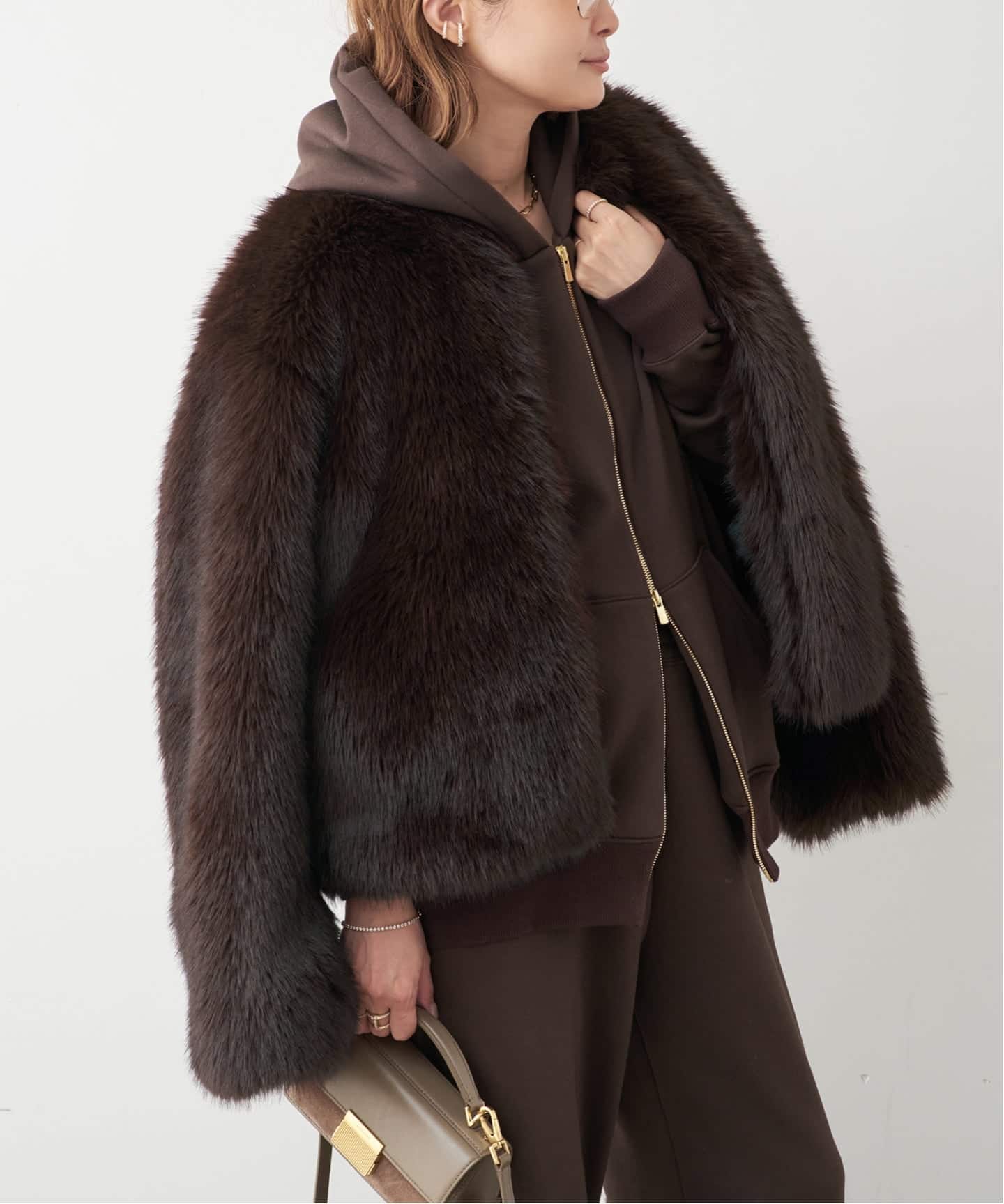 Deuxieme Classe モヘアブルゾン Anna Fur ジャケット（その他ブルゾン／アウター）｜Deuxieme Classe