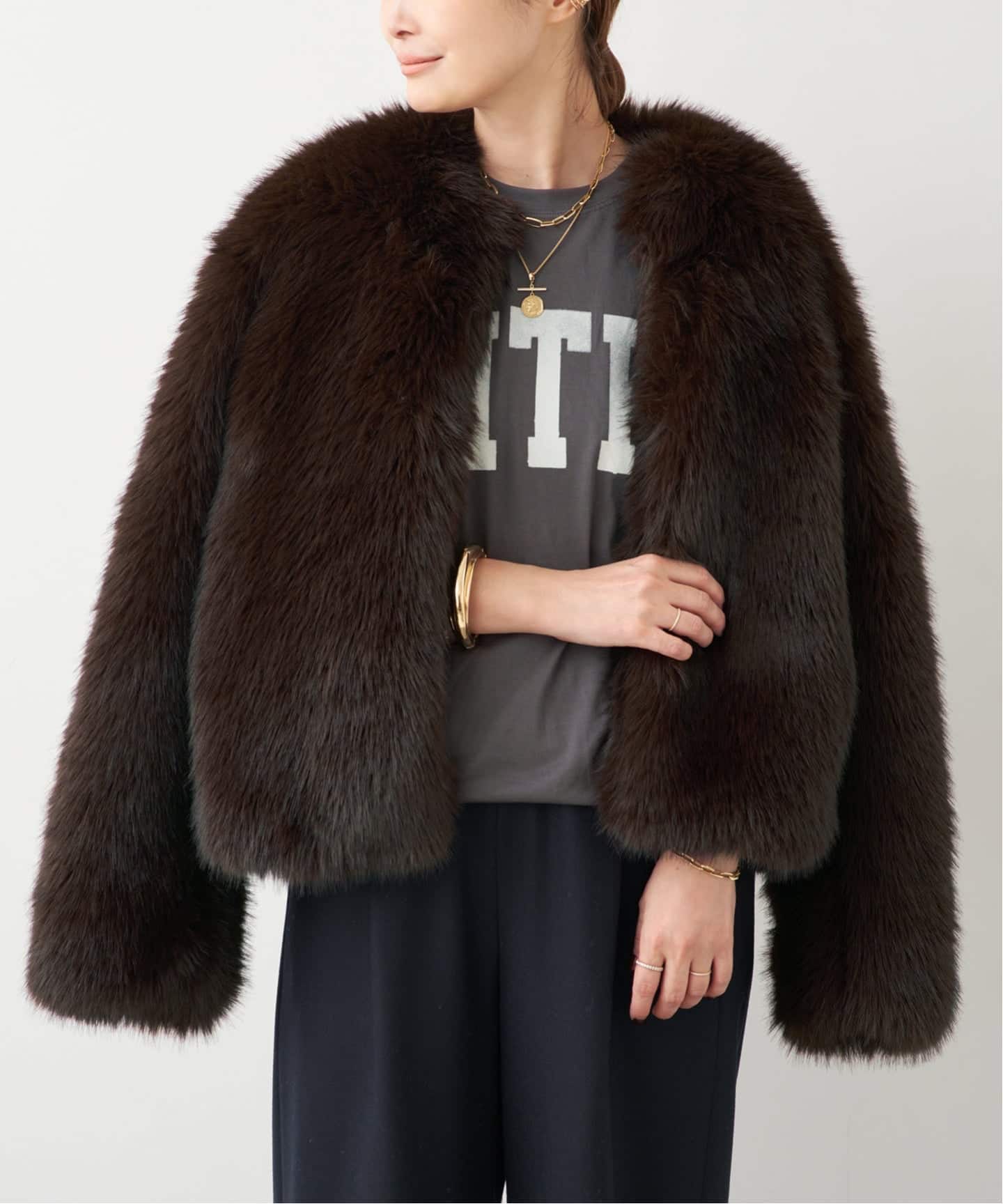 予約》*Anna Fur ジャケット（その他ブルゾン／アウター）｜Deuxieme