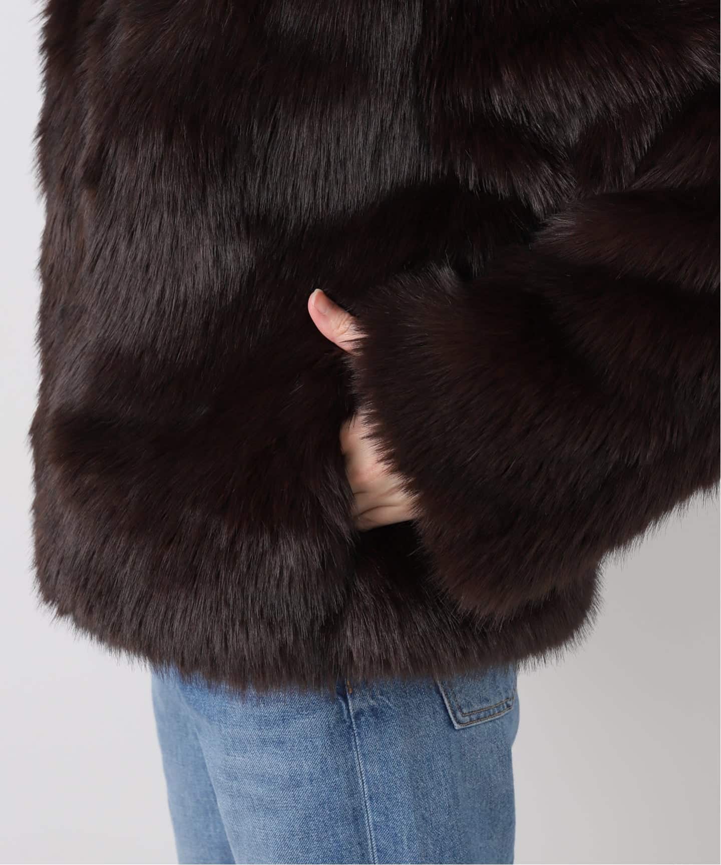 Anna Fur ジャケット Anna Fur ジャケット（その他ブルゾン／アウター）｜Deuxieme Classe