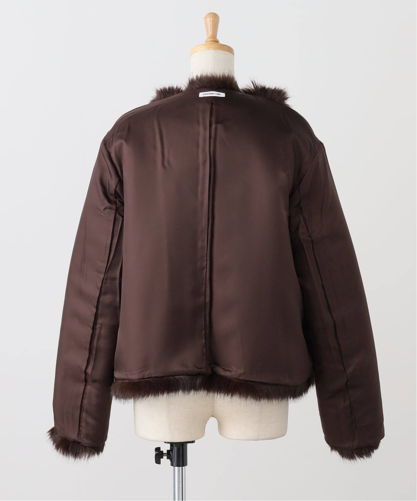 新品　ドゥーズィエムクラス　Jane fur ジャケット Anna Fur ジャケット（その他ブルゾン／アウター）｜Deuxieme Classe