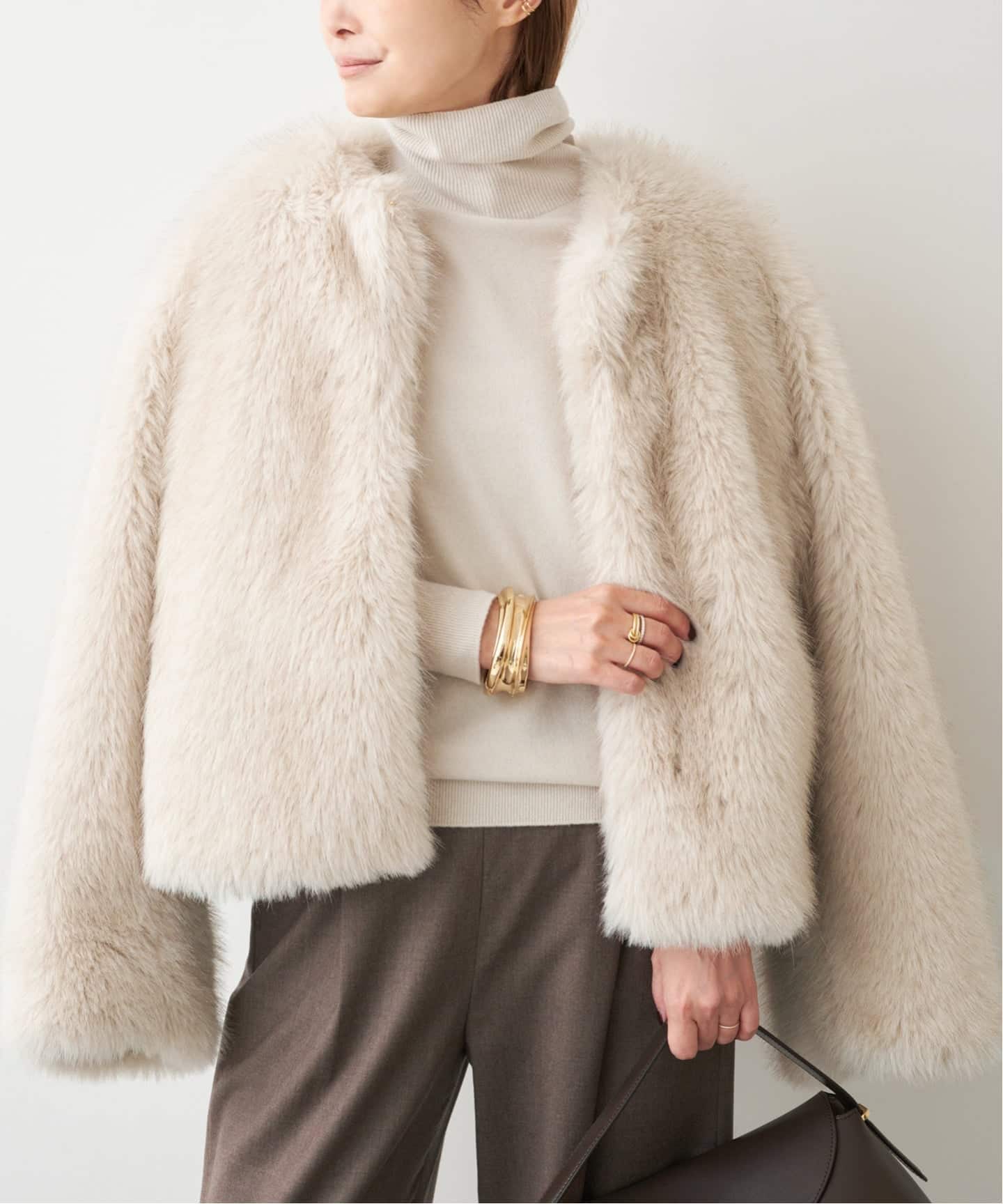 Deuxieme Classe Kate Fur ジャケット Kate Fur ジャケット（その他ブルゾン／アウター）｜Deuxieme Classe