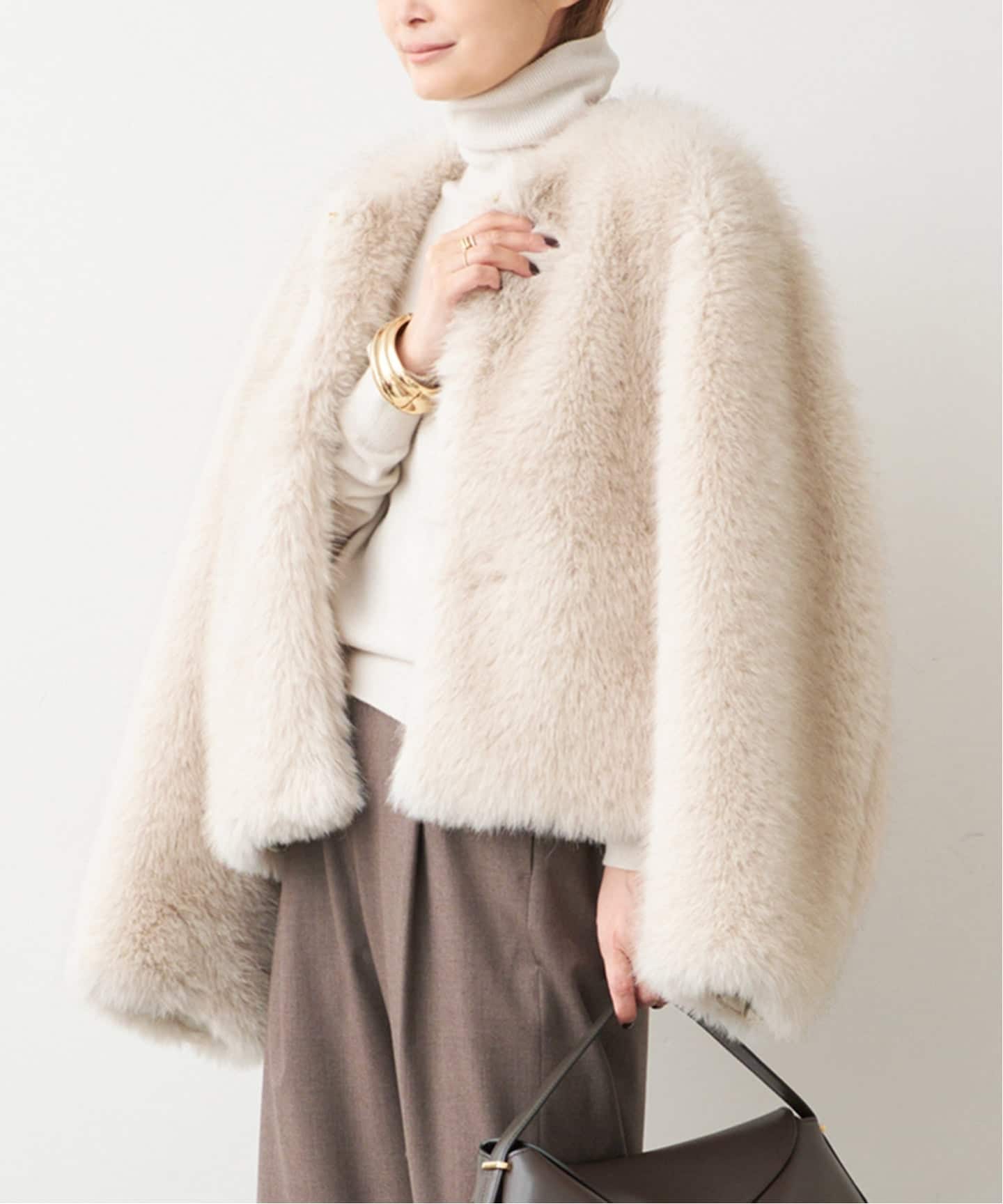 Deuxieme Classe Kate Fur ジャケット Kate Fur ジャケット（その他ブルゾン／アウター）｜Deuxieme Classe