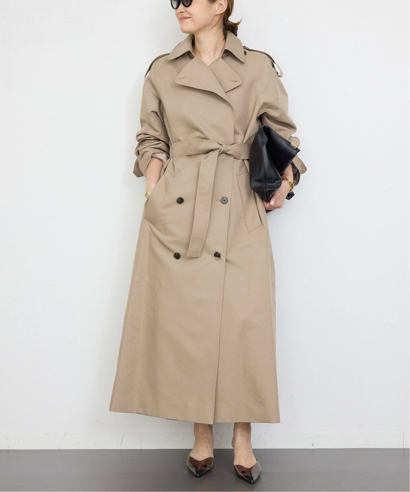 GIA STUDIOS/ジア ストゥディオス】CHANTAL COAT（トレンチコート 