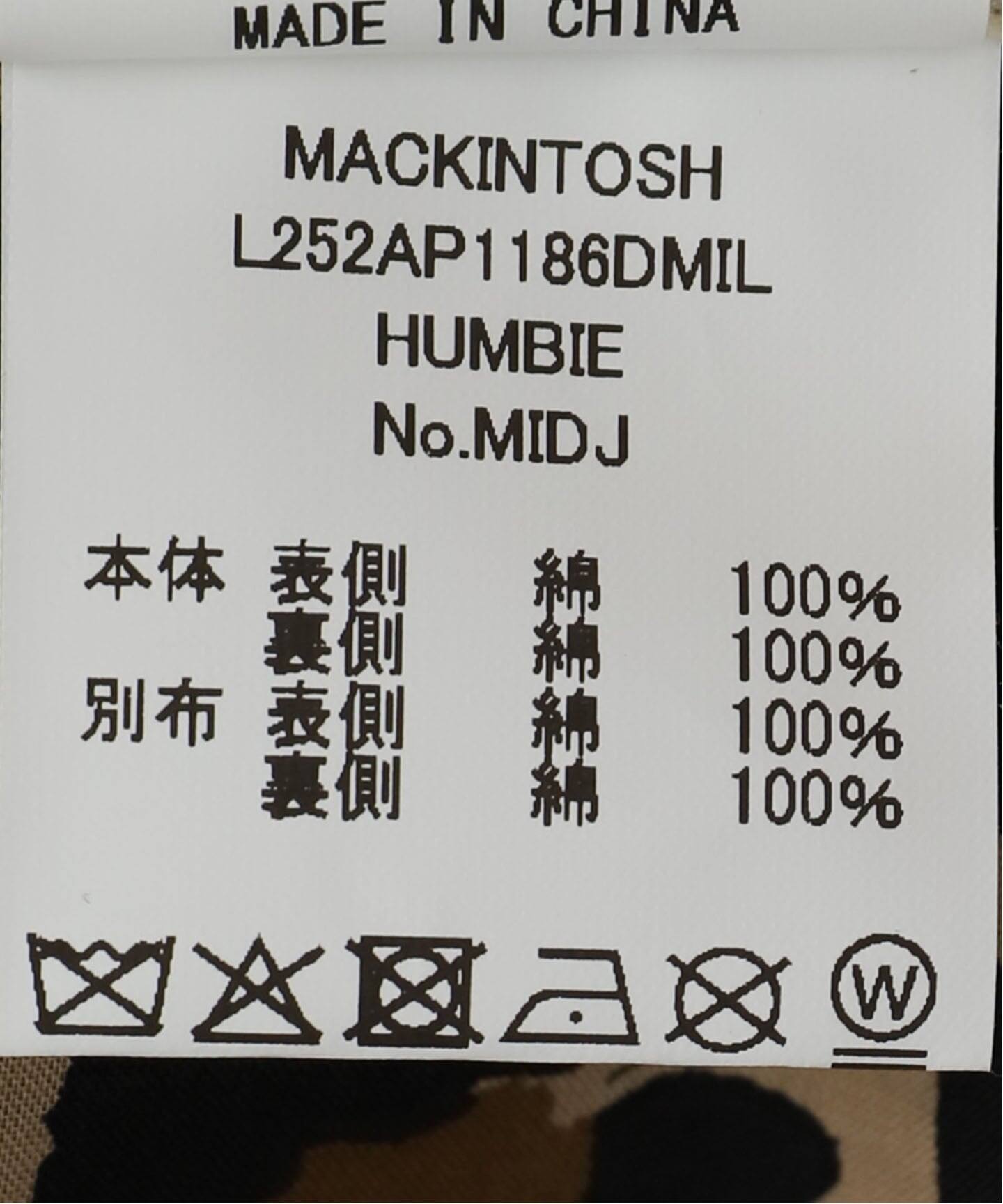 MACKINTOSH/マッキントッシュ】HUMBIE COAT（ステンカラーコート