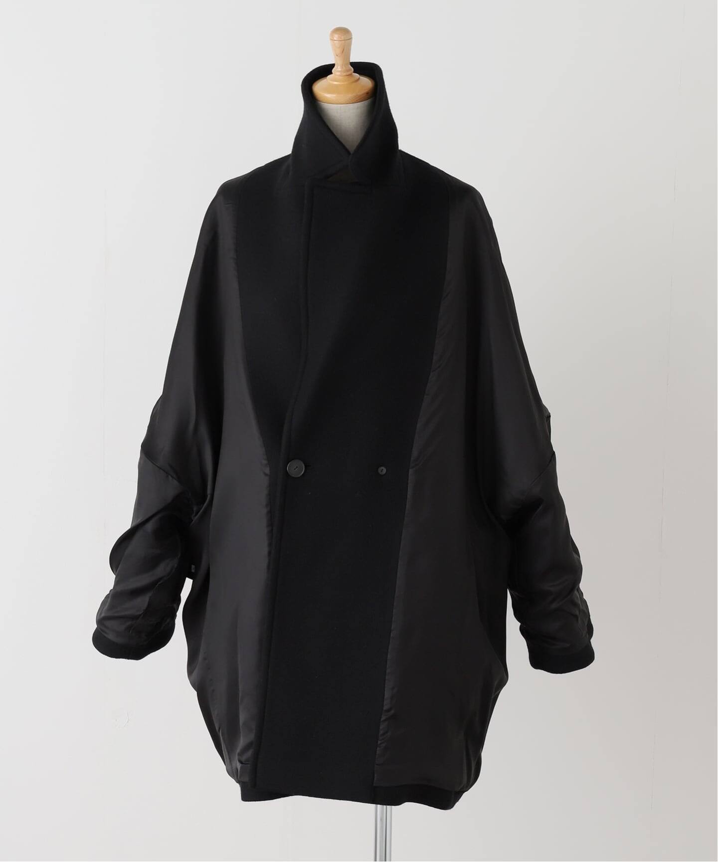 【クリーニング済み】Deuxieme Classe チェスターコート ブラック GAUCHERE/ゴシェール】COAT（チェスターコート）｜Deuxieme