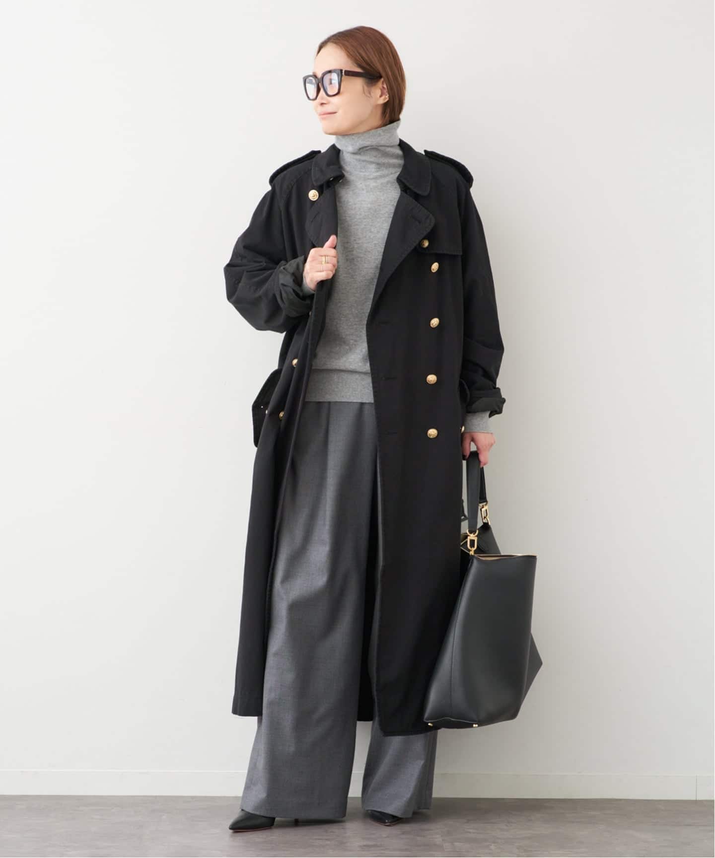 DENIMIST/デニミスト】OVERSIZED TRENCH COAT（トレンチコート