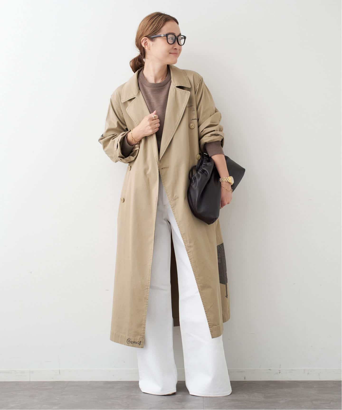 マディソンブルー　ウールトレンチコート MADISONBLUE / マディソンブルー】 TRENCH COAT（トレンチコート