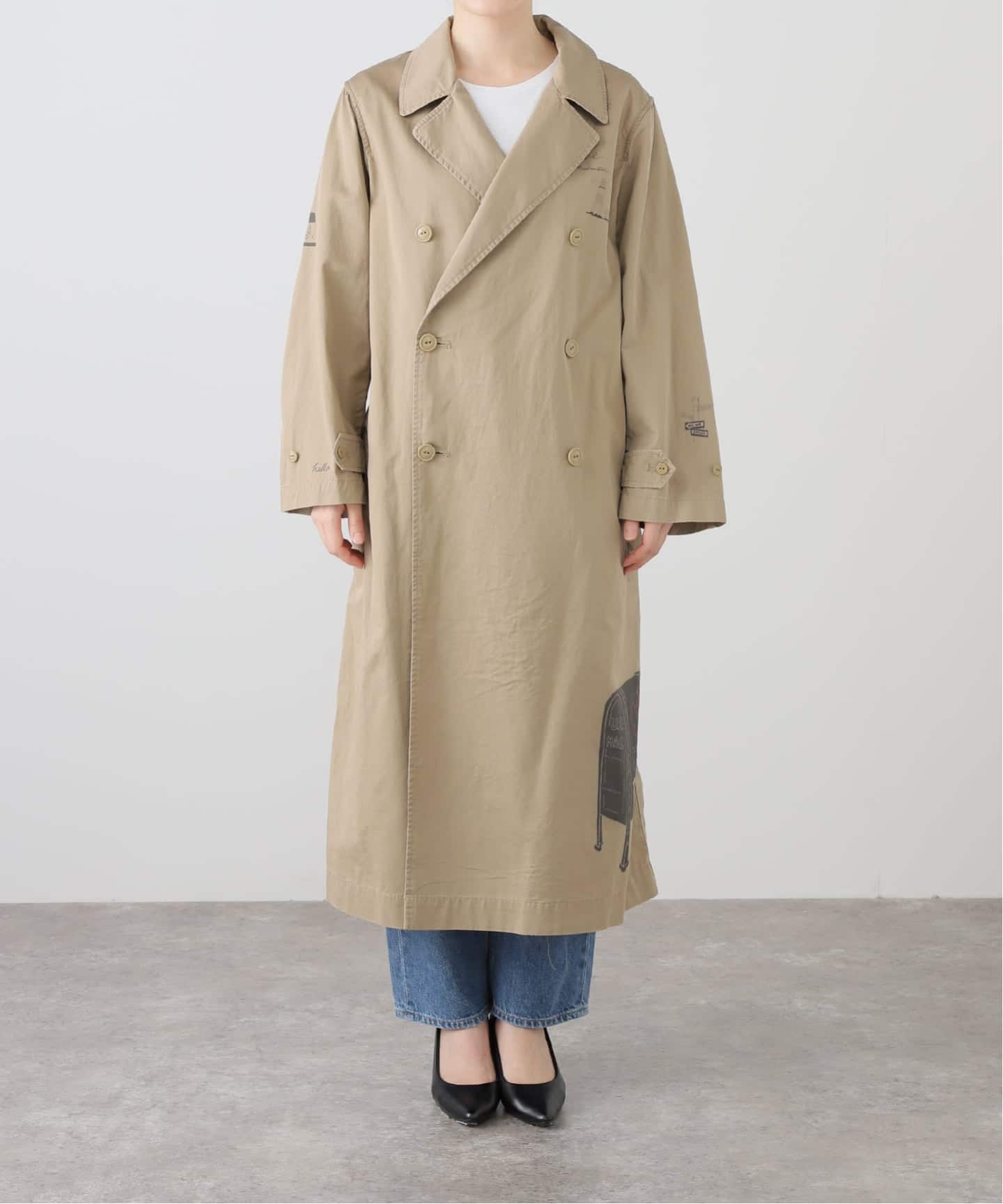 美品　MADISONBLUE チェック柄 トレンチコート MADISONBLUE チェック柄トレンチコート 00