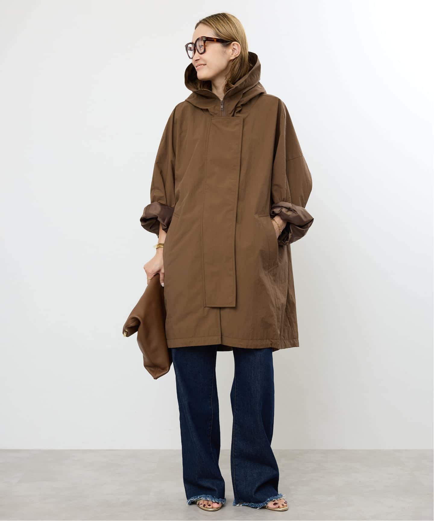 Deuxieme Classe Chameau manteau フードコート Deuxieme Classe Chameau manteau フードコート