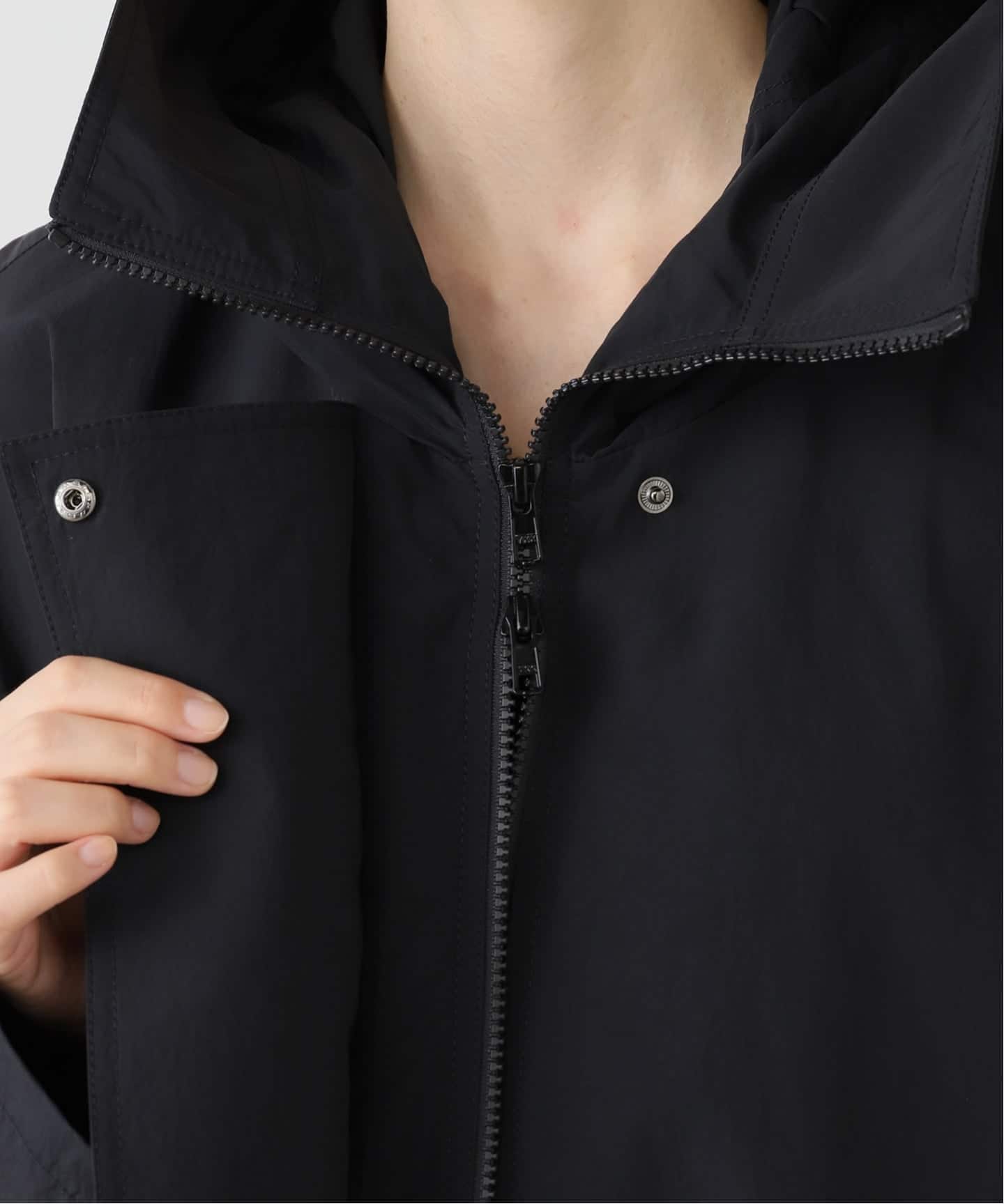 美品　ドゥーズィエムクラス ⭐︎ 【LIBERADD/リベラド】ブルゾン 予約》【LIBERADD/リベラド】ZIP LONG BLOUSON（フードコート