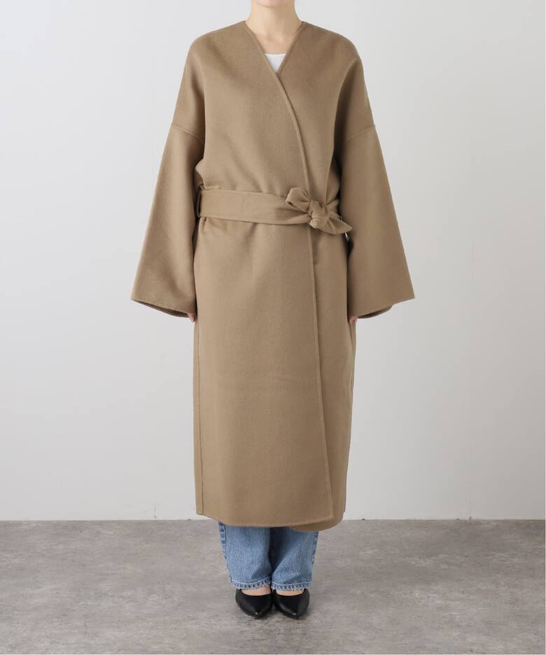 Deuxieme Classe☆ギャバ ノーカラーコート ドゥーズィエムクラス  