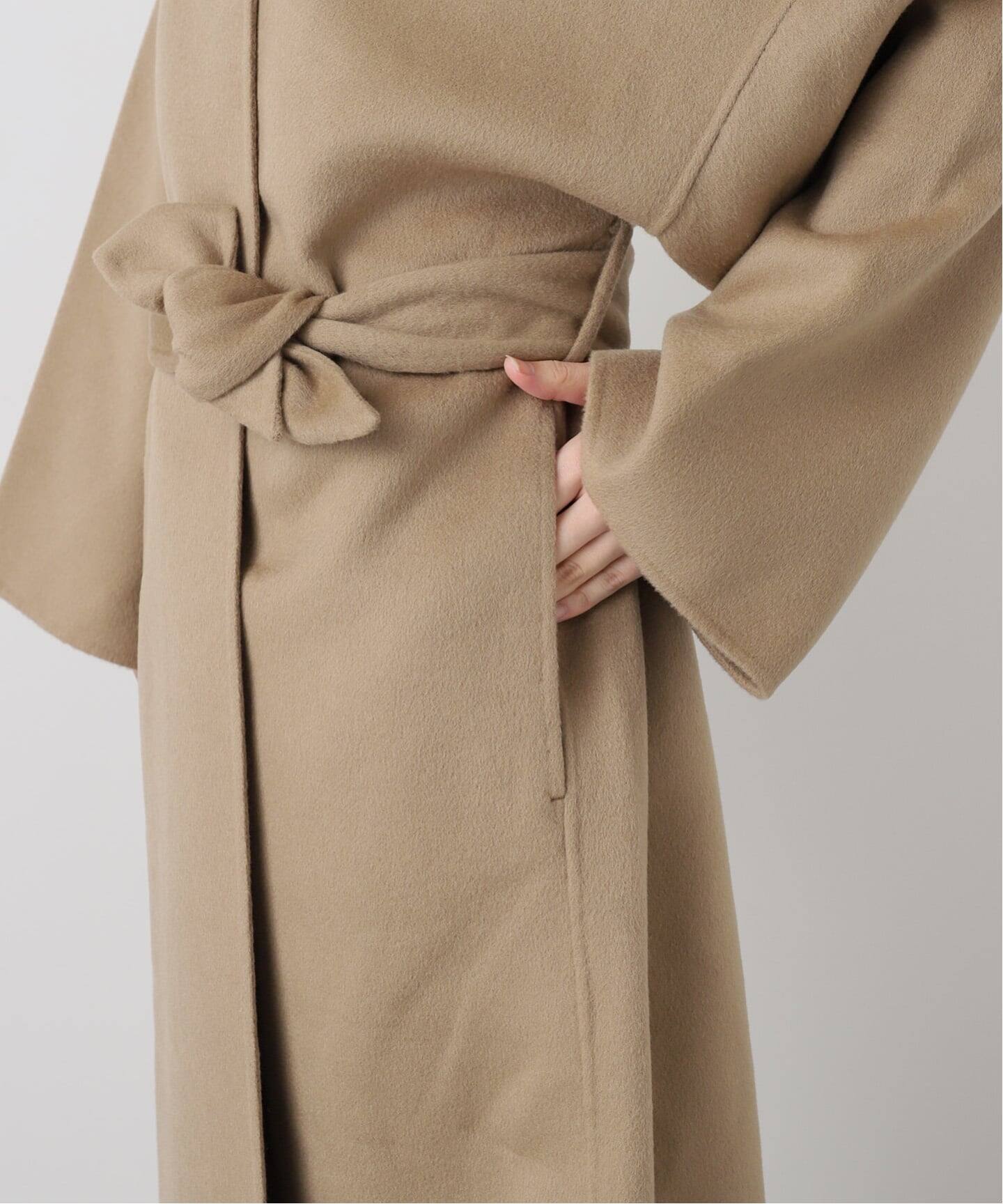 LA COLLECTION/ラ コレクション】TUBA COAT（ノーカラーコート