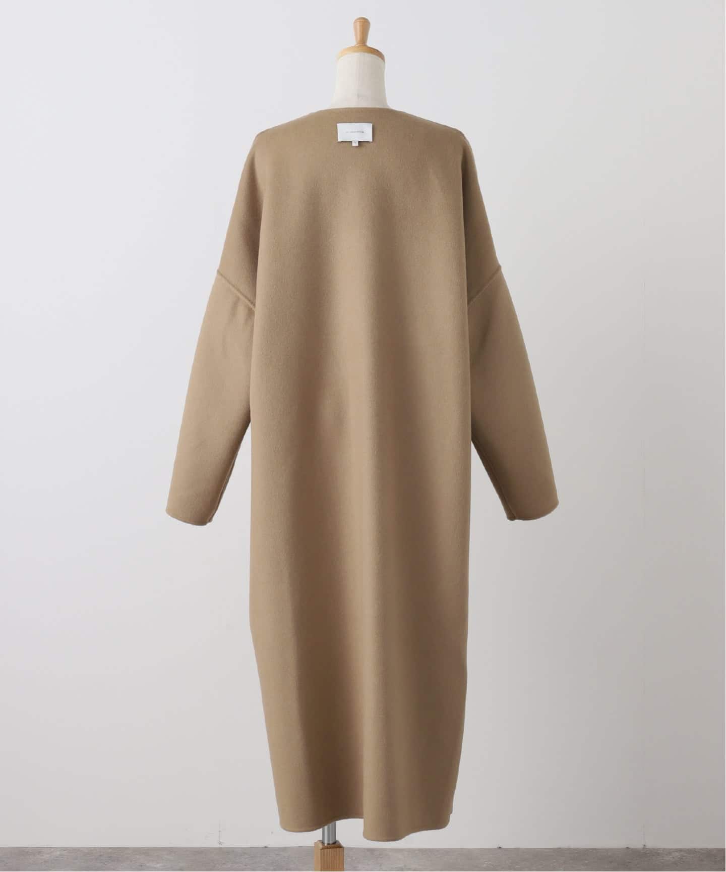 LA COLLECTION/ラ コレクション】TUBA COAT（ノーカラーコート