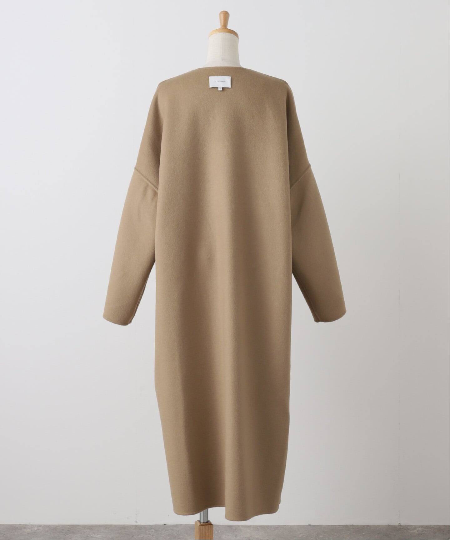 LA COLLECTION/ラ コレクション】TUBA COAT（ノーカラーコート