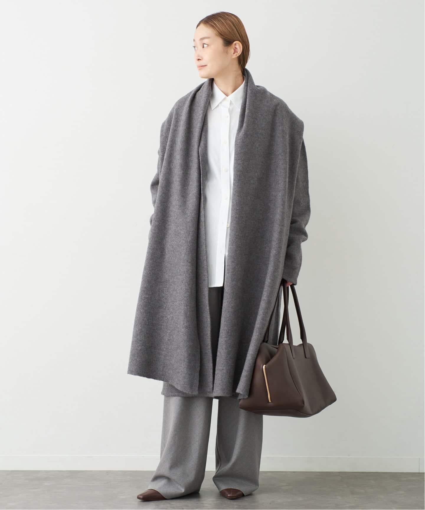 MARIA MCMANUS/マリアマクマナス】Cloak Sweater Coat（ノーカラー