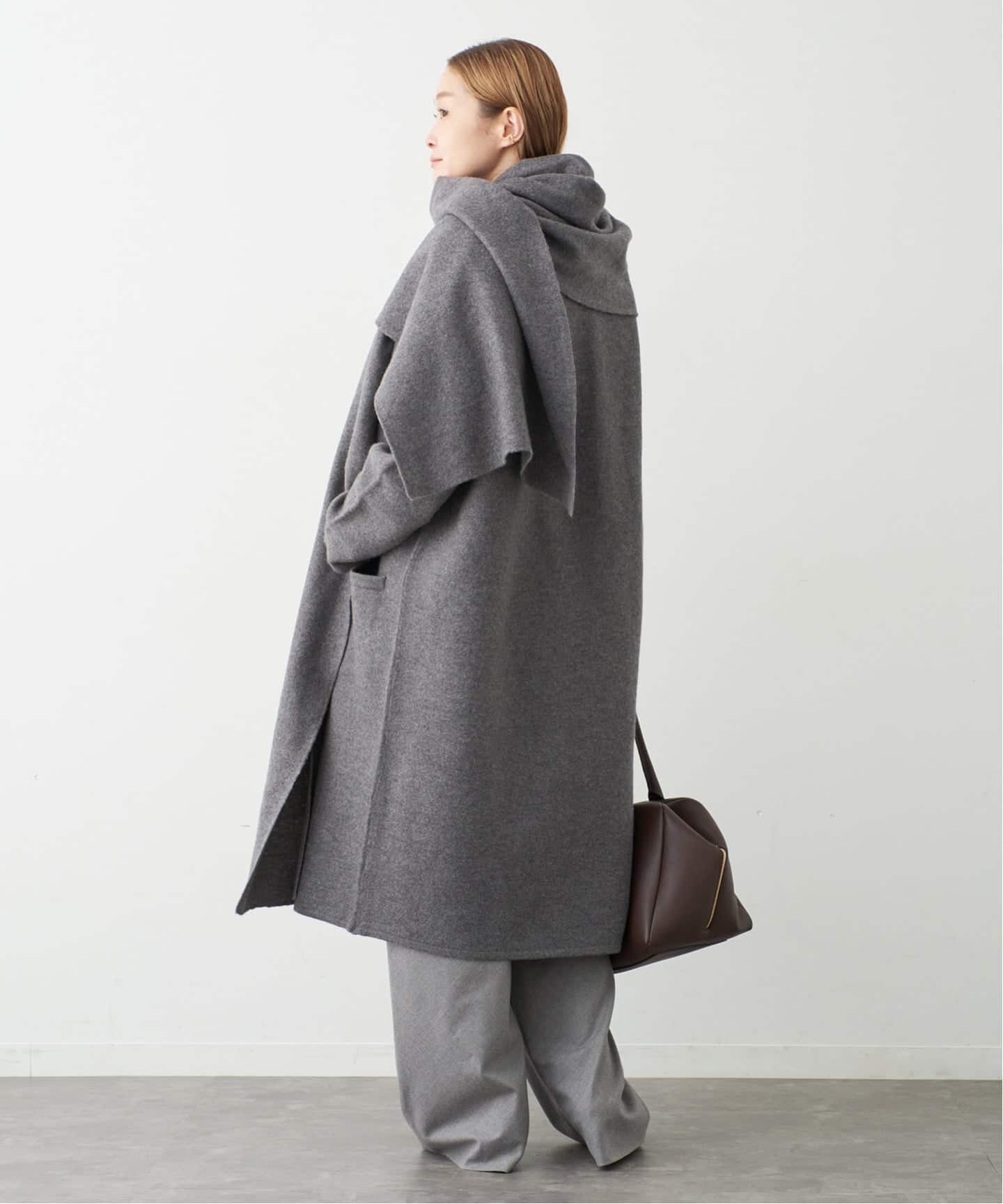 MARIA MCMANUS/マリアマクマナス】Cloak Sweater Coat（ノーカラー
