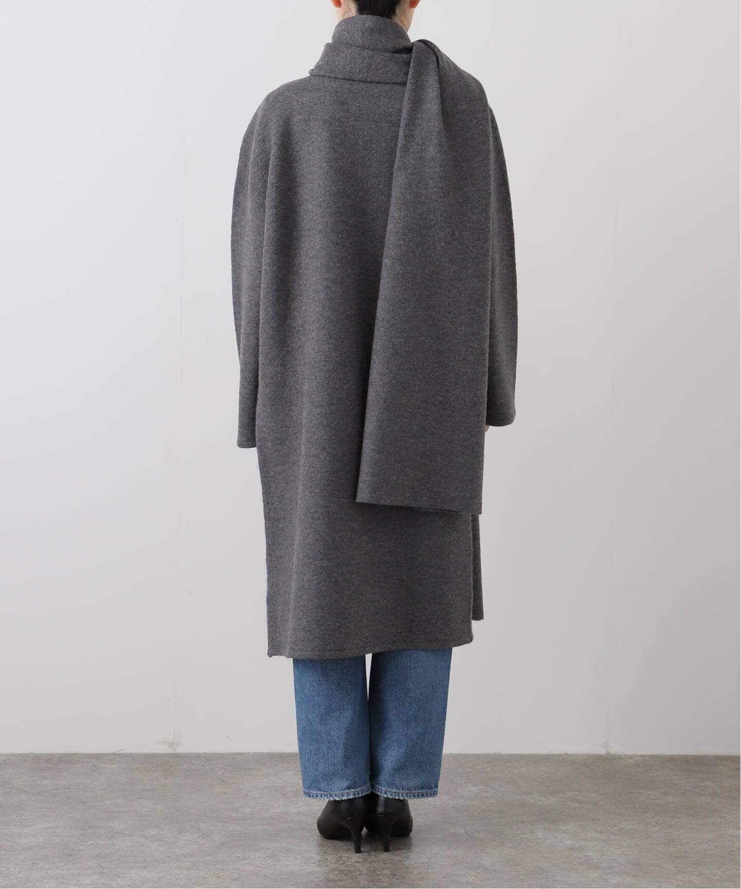 MARIA MCMANUS/マリアマクマナス】Cloak Sweater Coat（ノーカラー