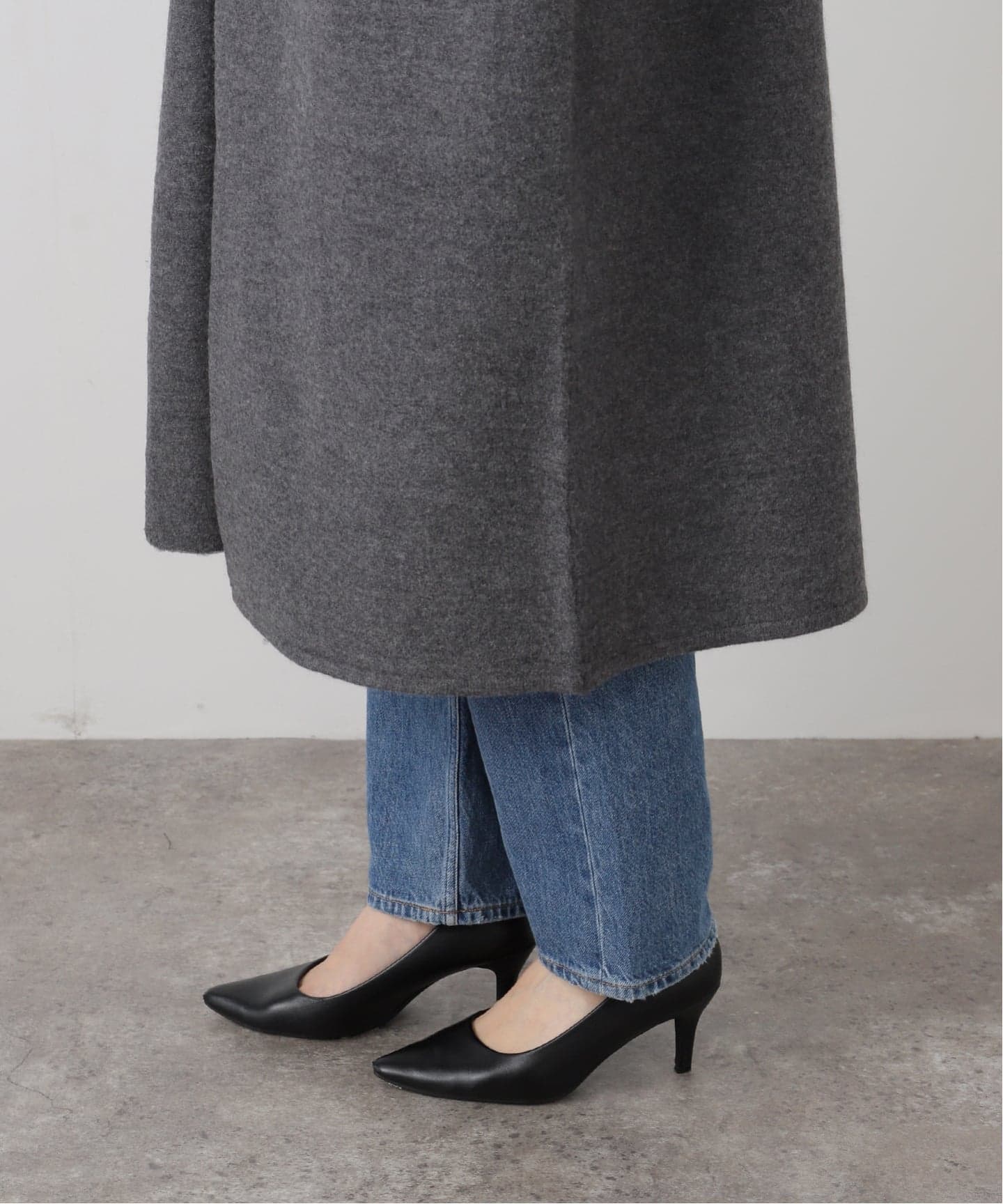 MARIA MCMANUS/マリアマクマナス】Cloak Sweater Coat（ノーカラー