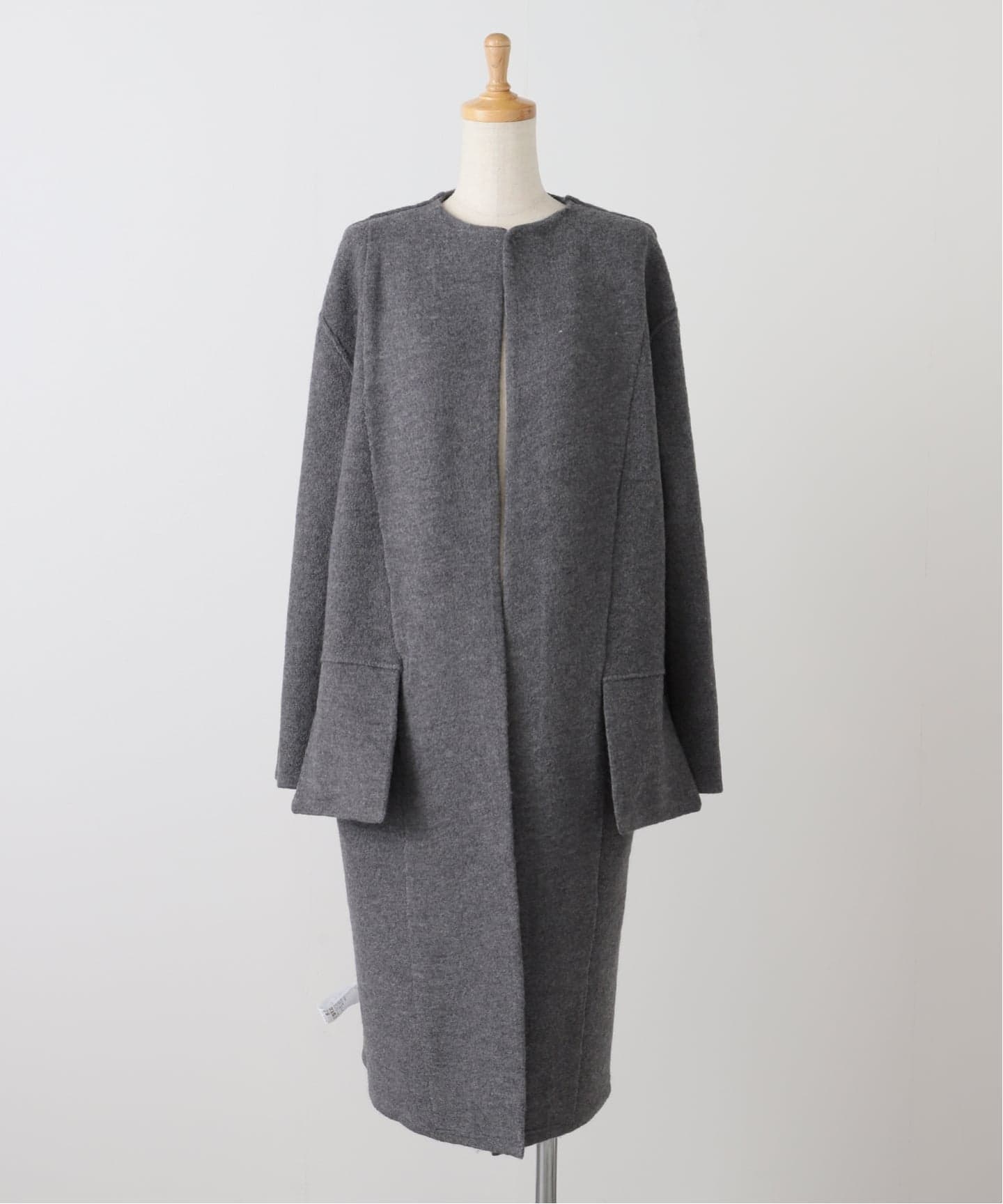 MARIA MCMANUS/マリアマクマナス】Cloak Sweater Coat（ノーカラー